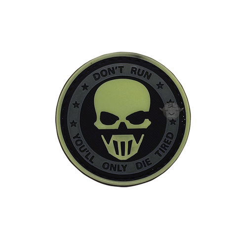 Don't Run Ghost Night Glow Morale Patch