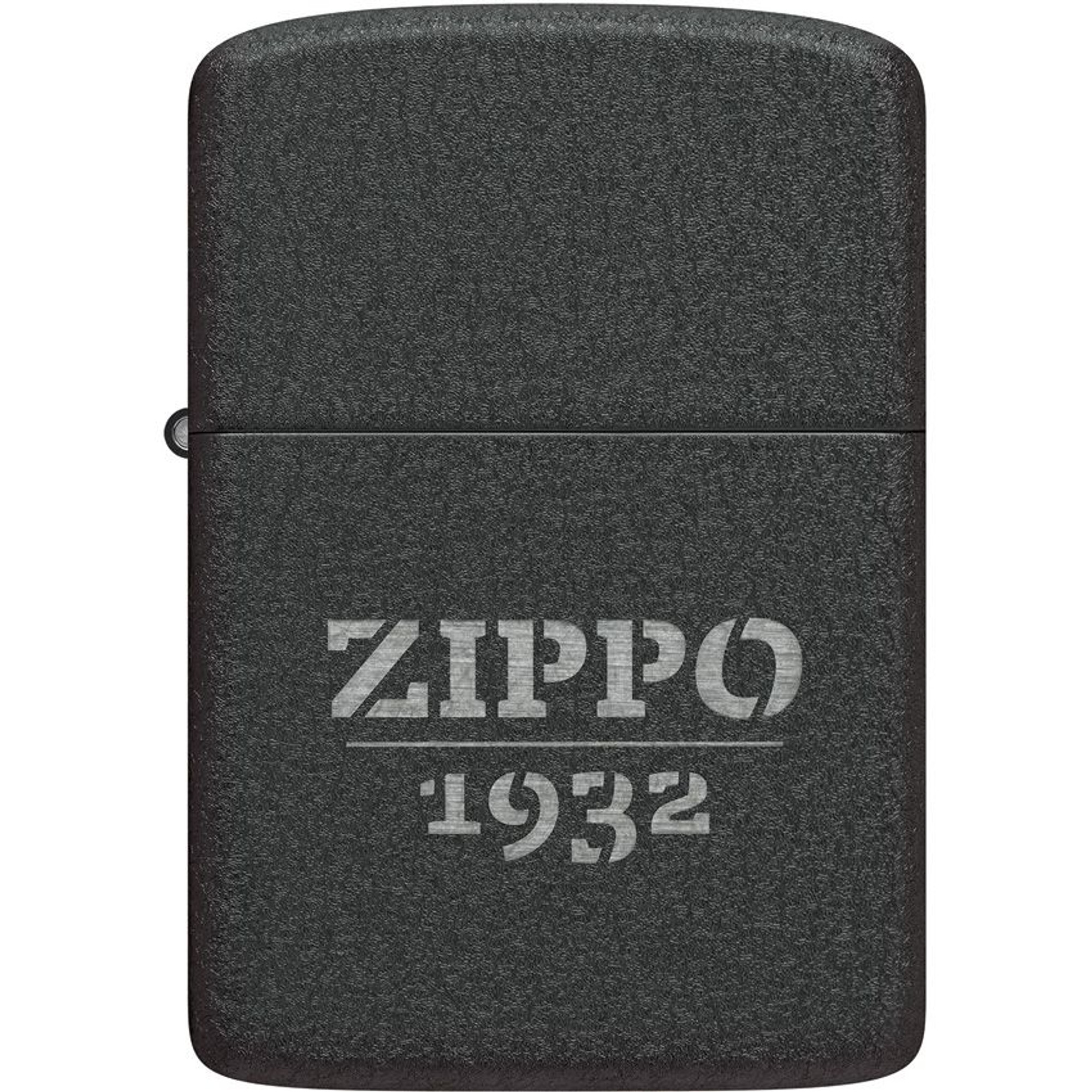 Zippo Design Lighter - Black Crackle