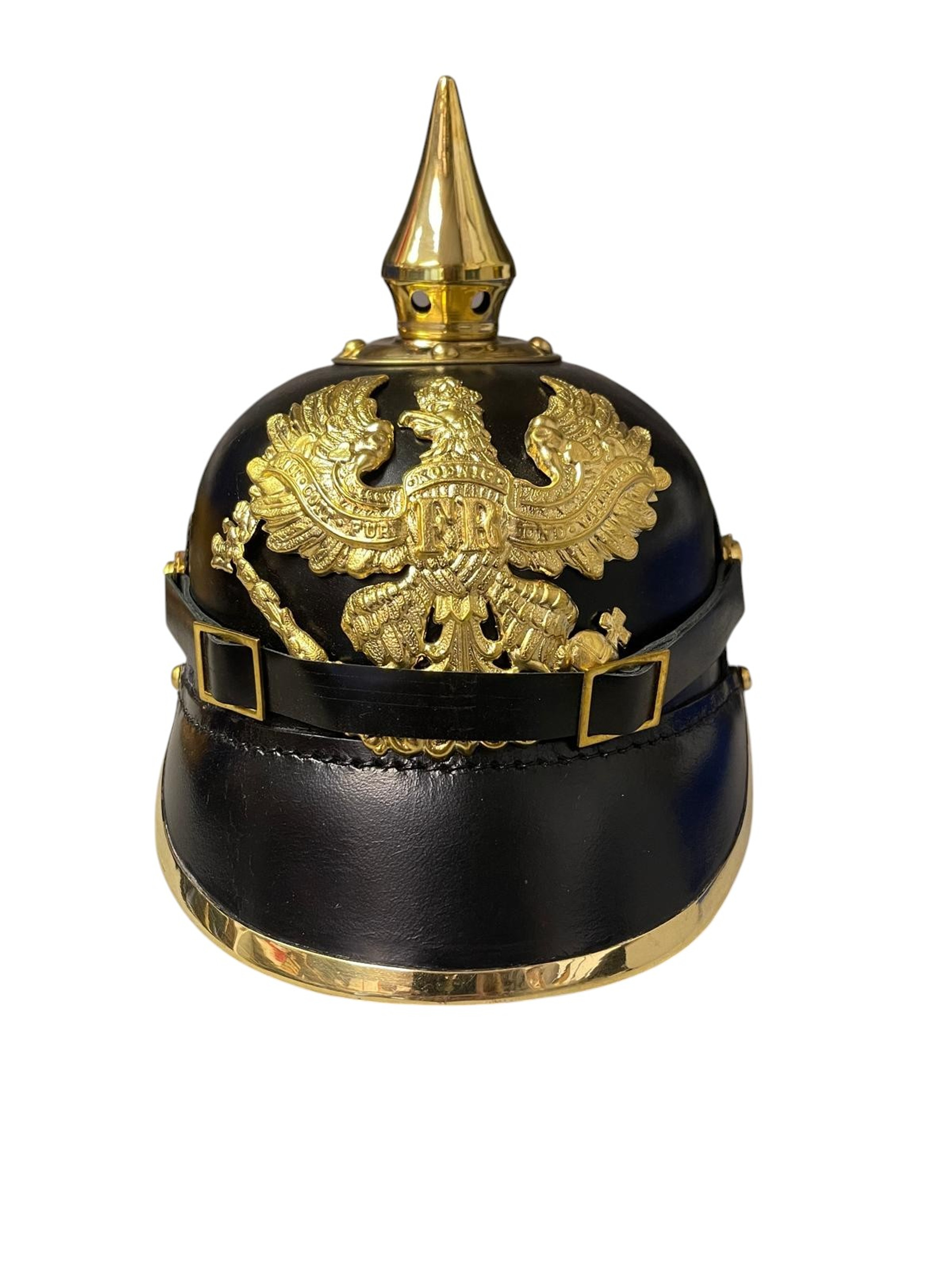 Reproduction German Pickelhaube Leather Helmet