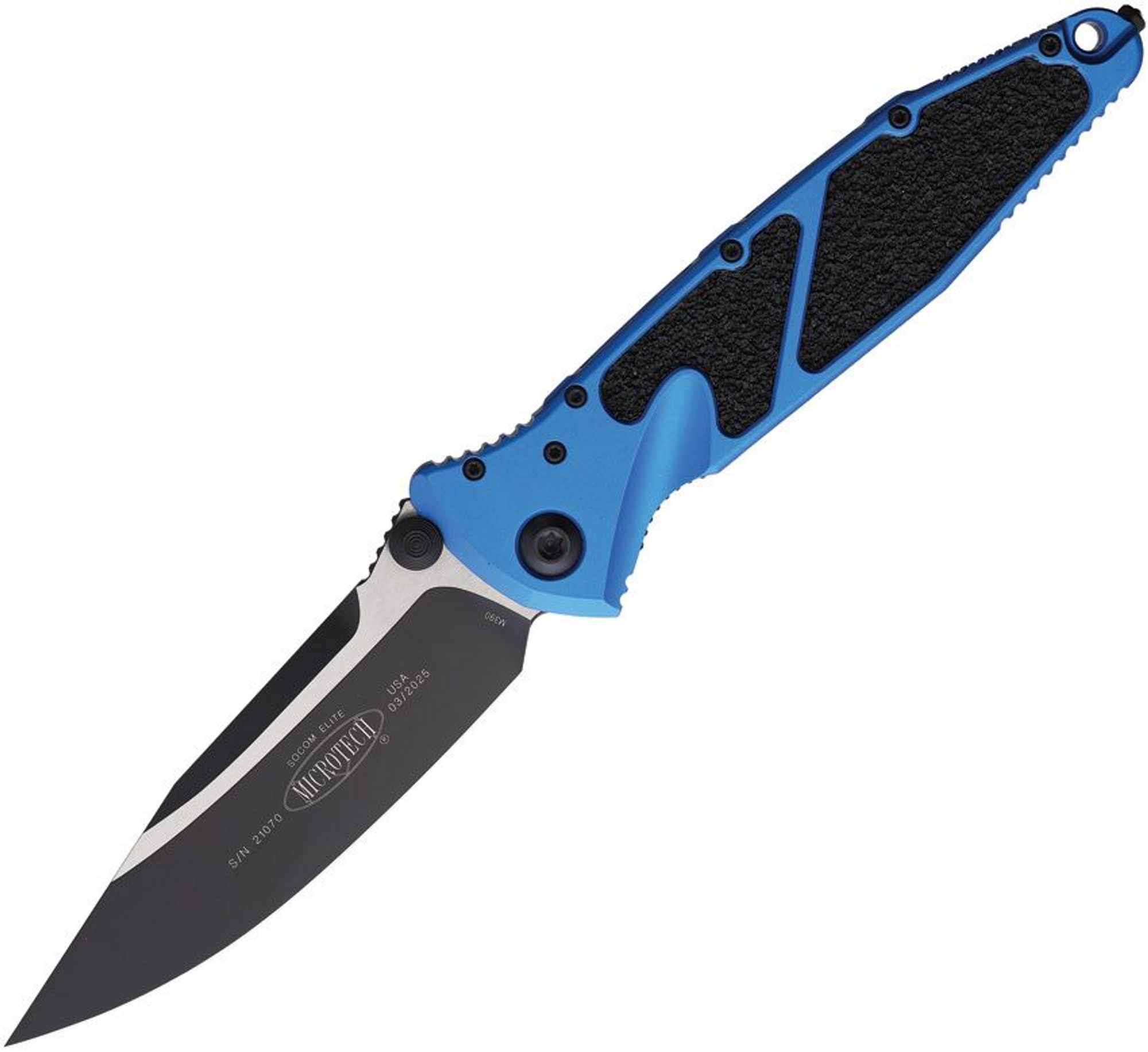 MICROTECH Socom Elite S\E Linerlock Blue