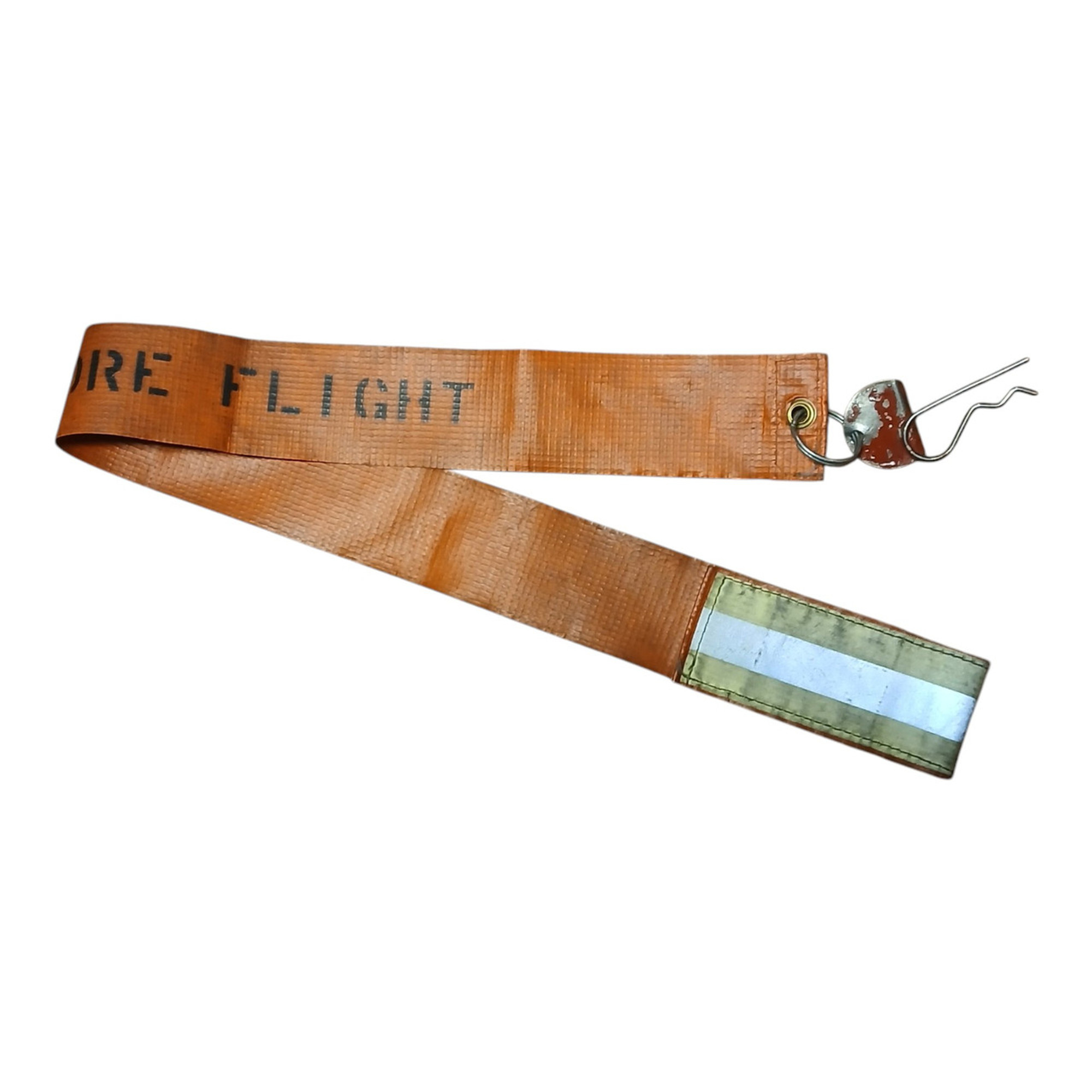 Canadian Armed Forces Aircraft Remove Before Flight Tag W/ Reflector Hook & Loop