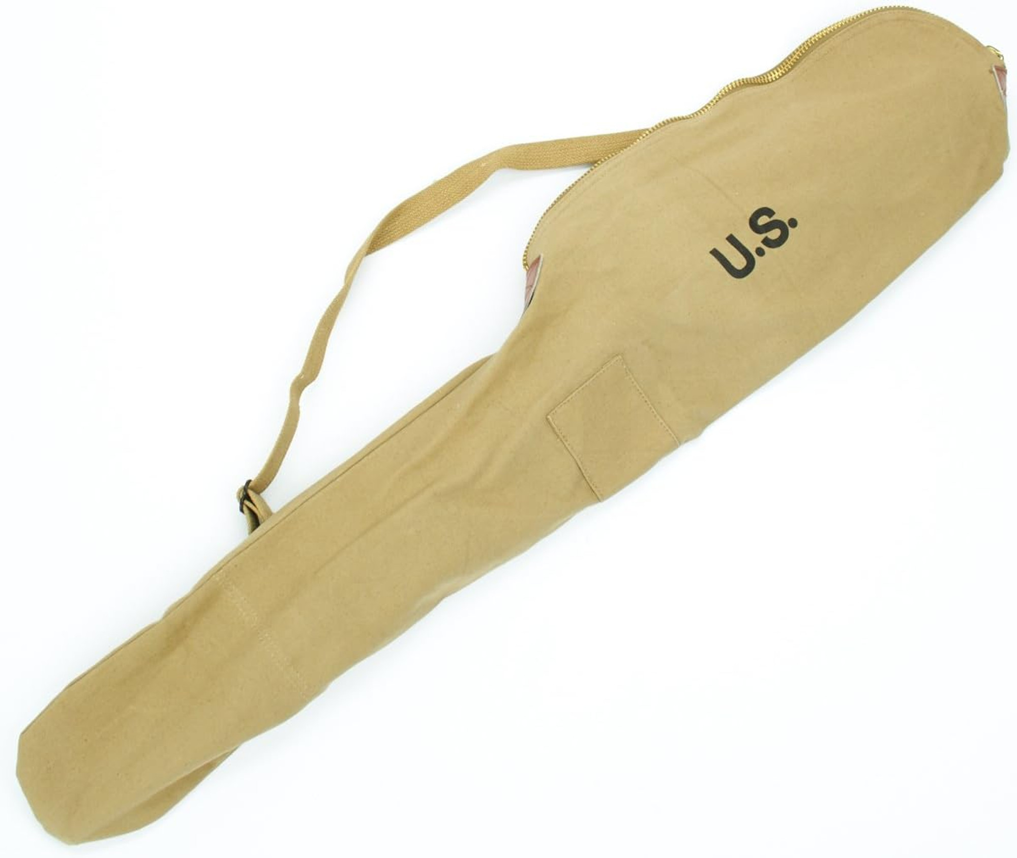 WW2 M1 Carbine Canvas Carry Case Khaki Marked U.S. WW2 M1 Carbine Canvas Carry Case Khaki Marked U.S.