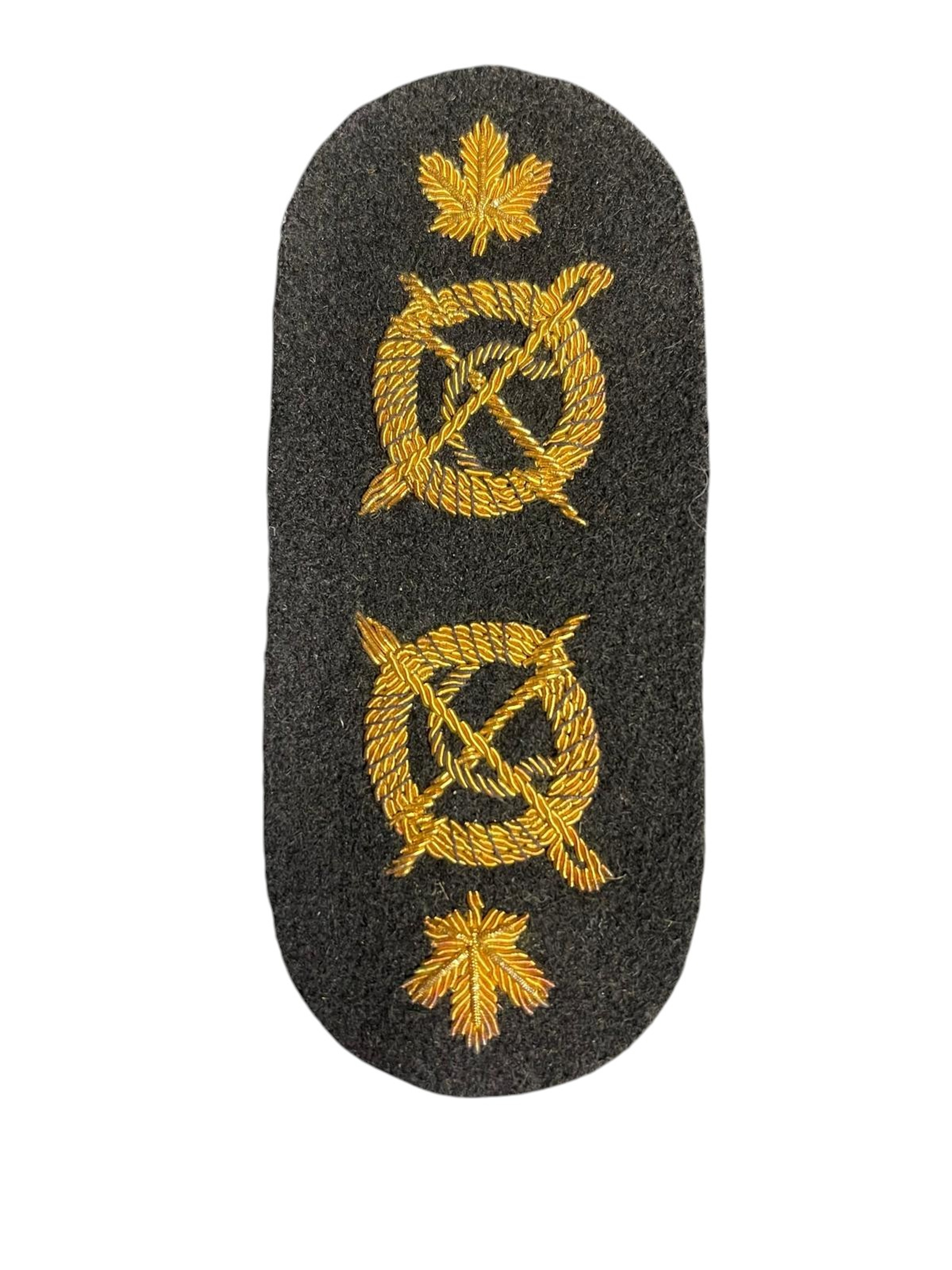 Royal Canadian Navy Sonarman Collar Trade Badge