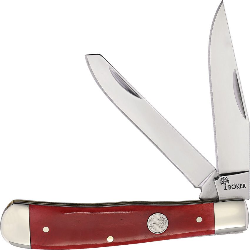 BOKER Trapper Carbon Smooth Red