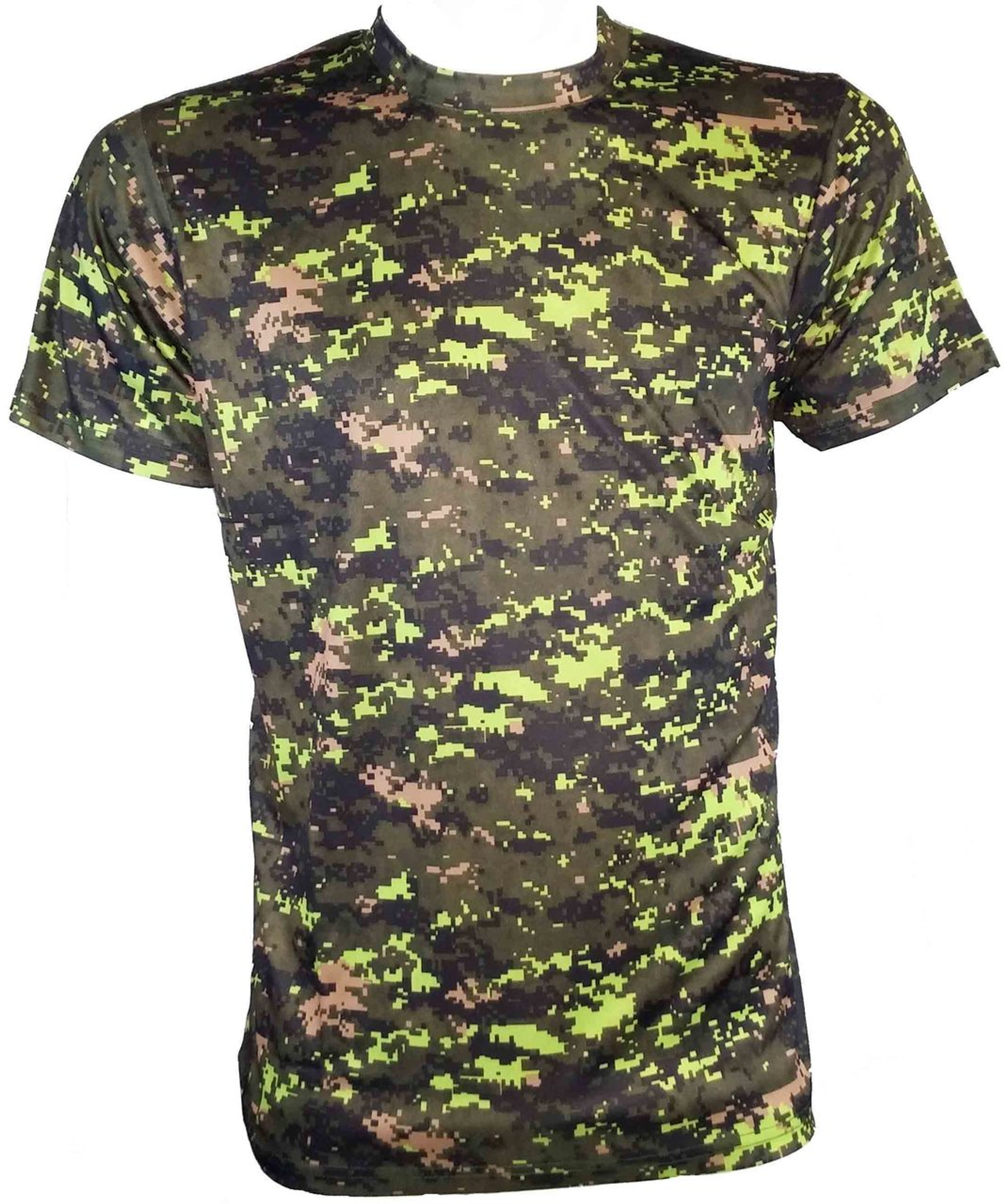 Moisture Wicking Camouflage T-shirt - Canadian Digital