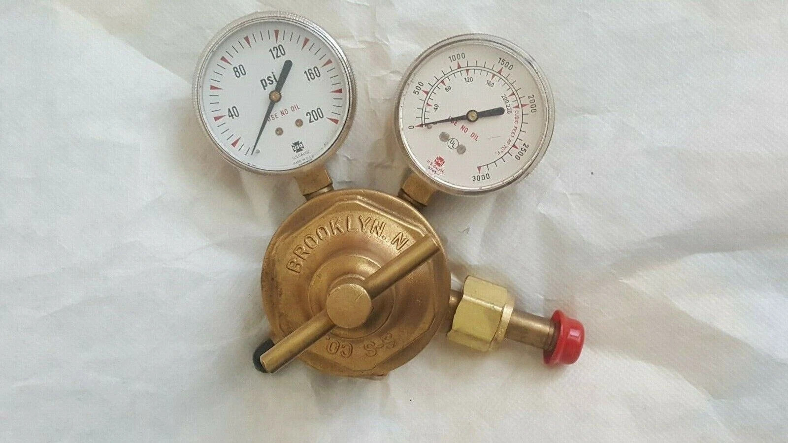S-S Co. Brooklyn NY Pressure Regulator Valve