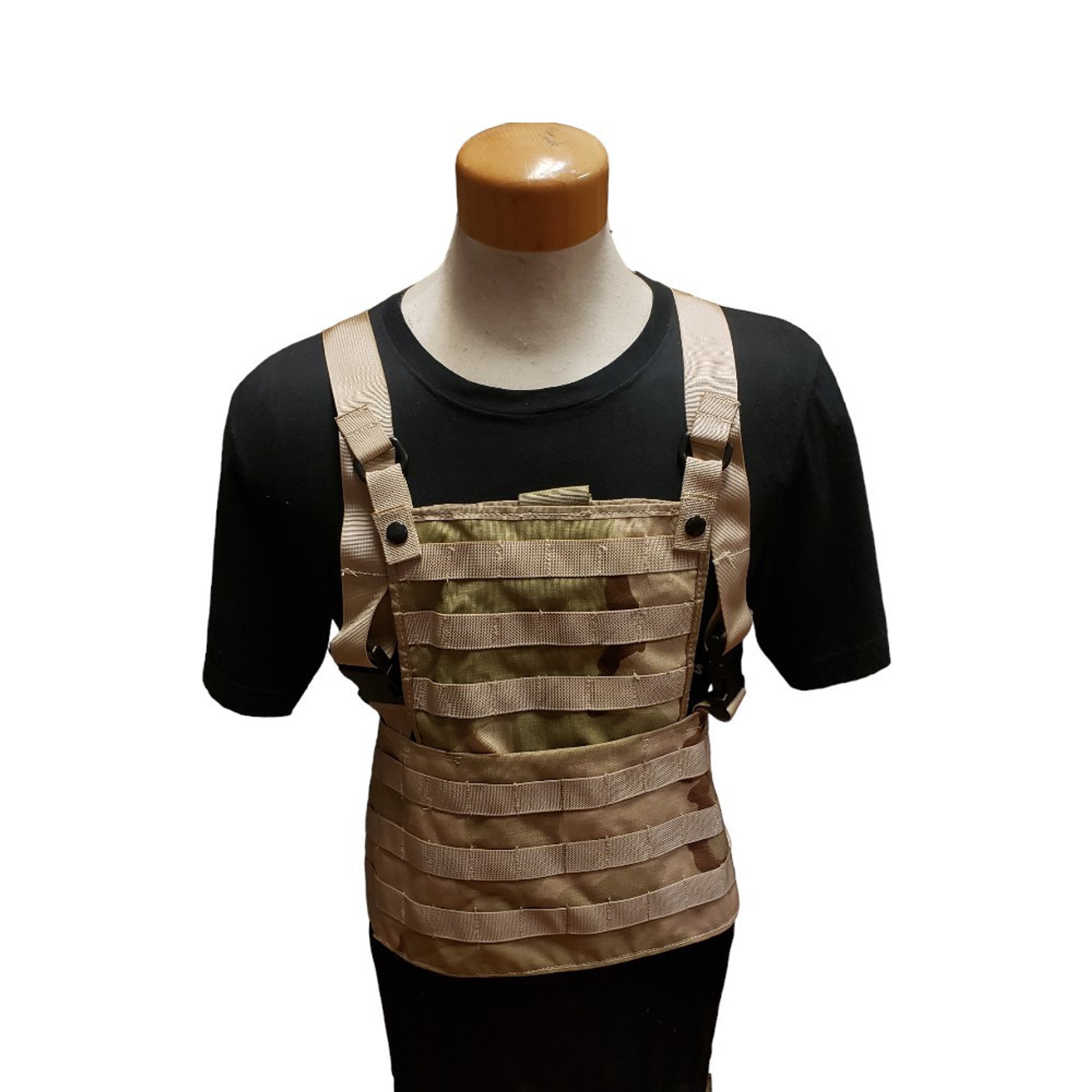 U.S. Armed Forces Molle Rack Load Bearing Vest Tri-Color