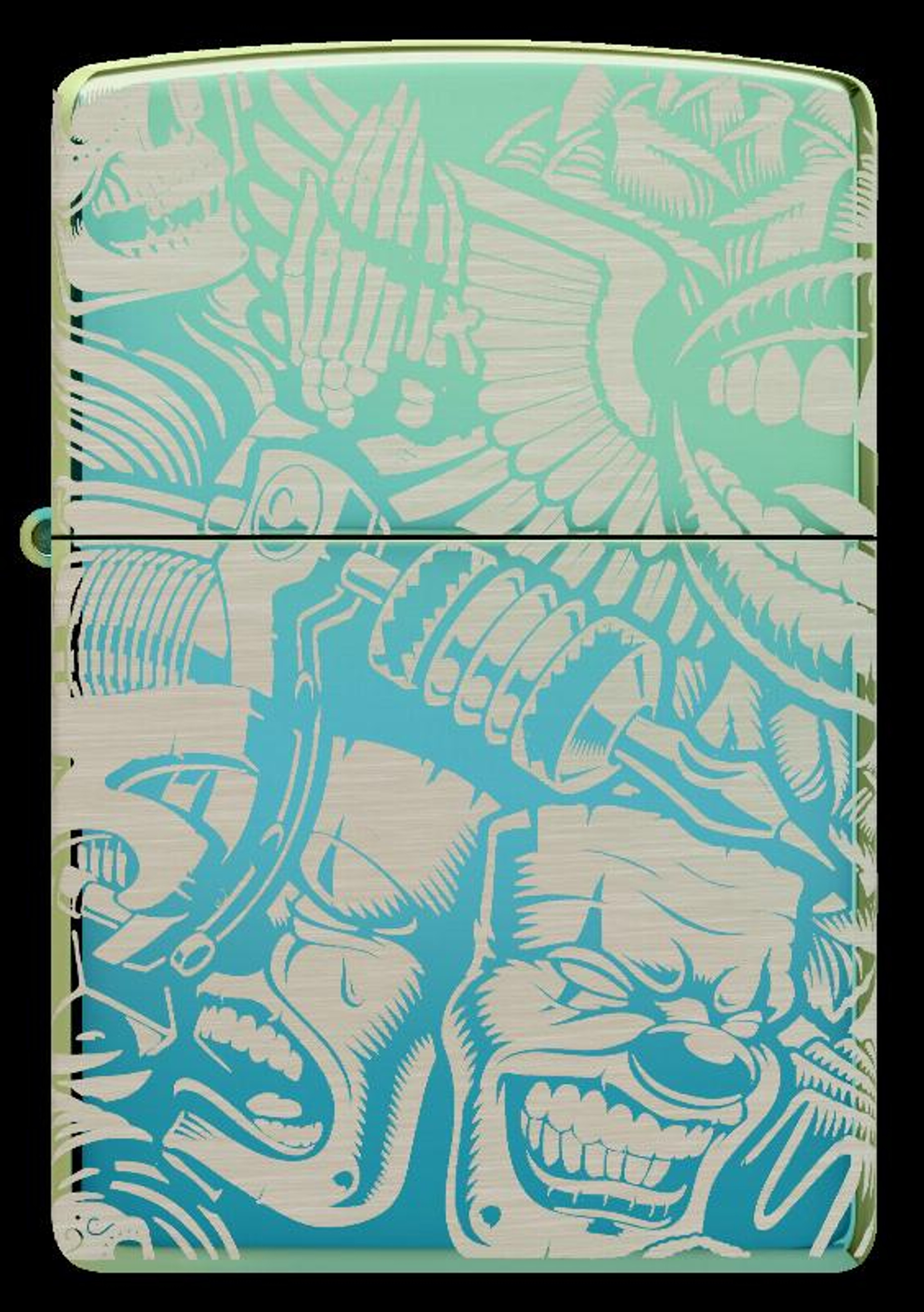 Zippo Tattoo Theme Design Lighter