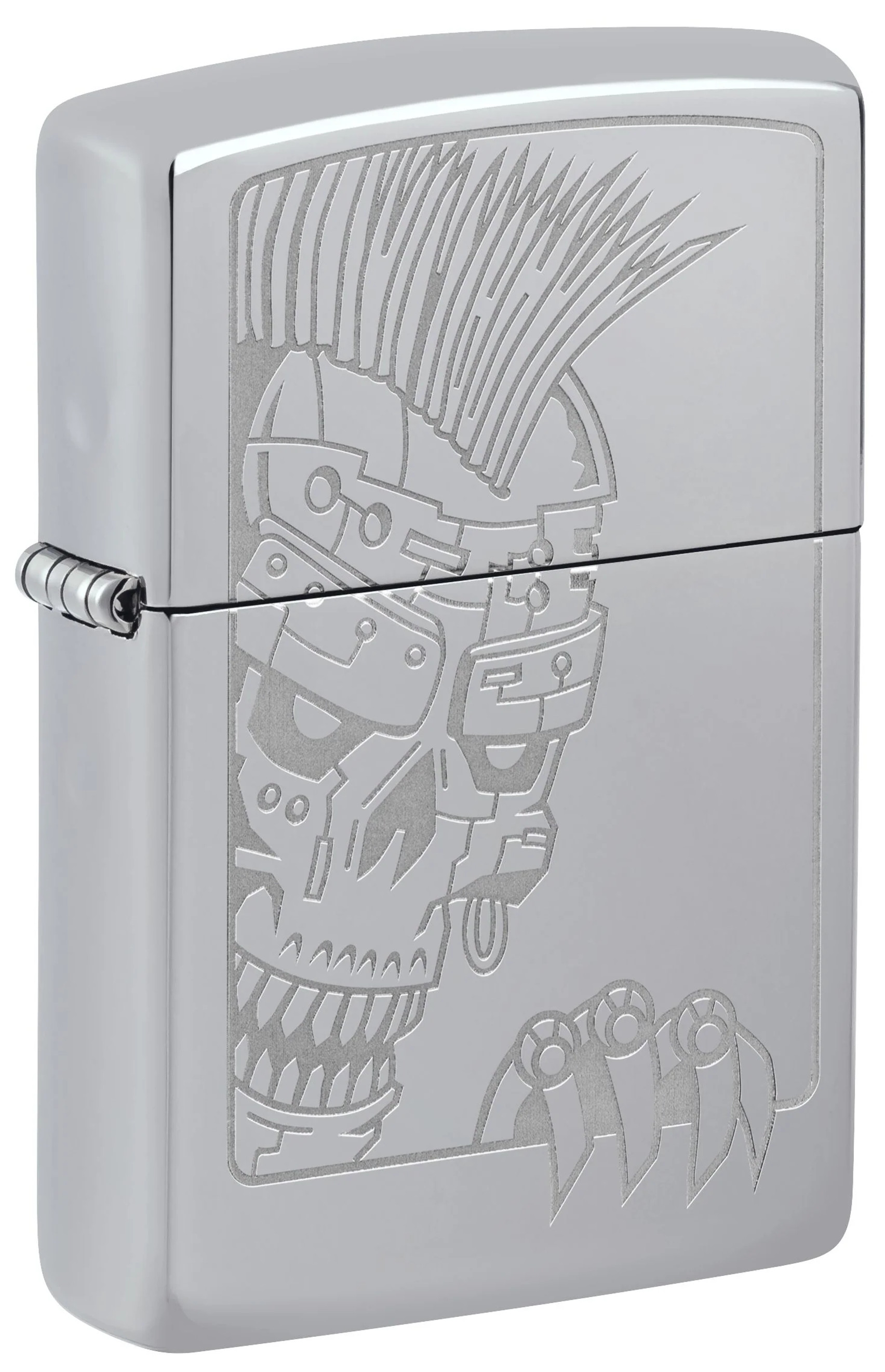 Zippo Mohawk Skull Design