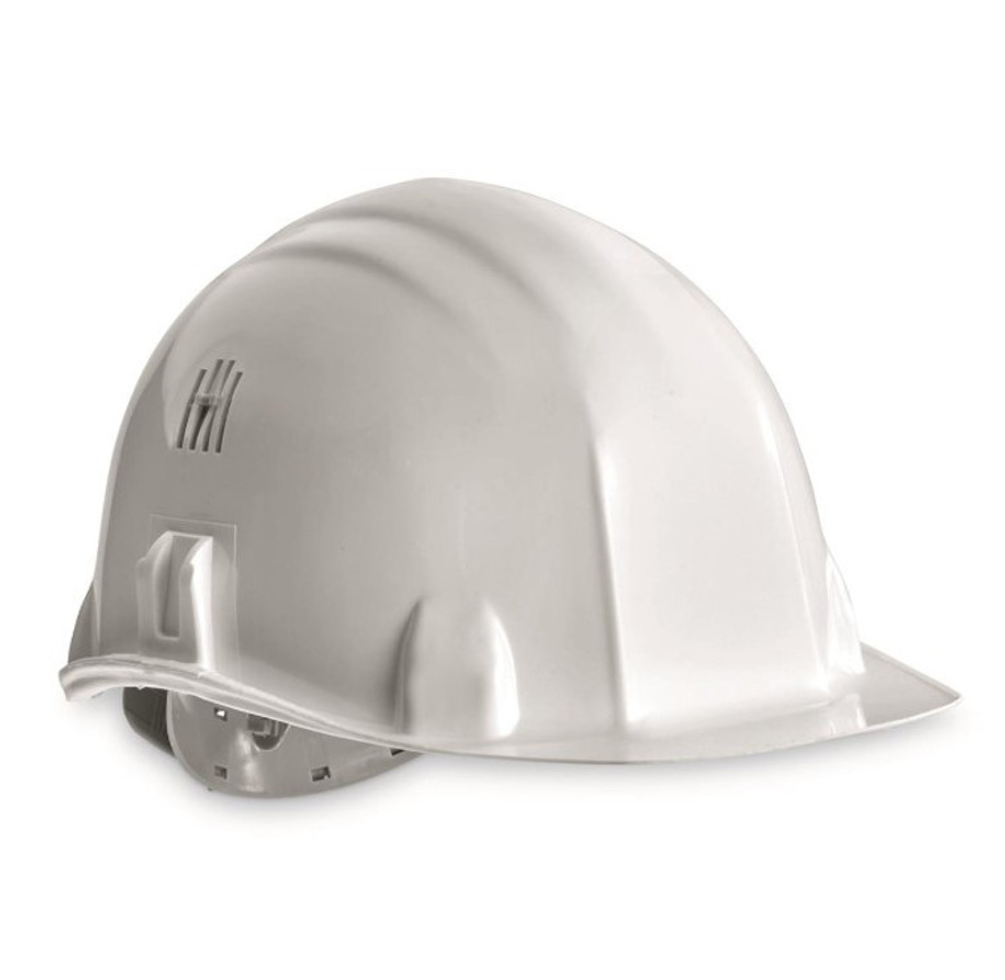 French White Adjustuable Safety Helmet
