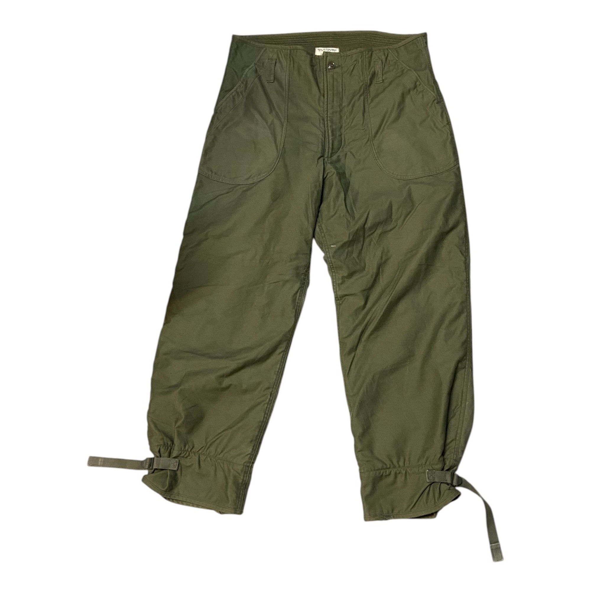 U.S. Armed Forces Permeable Cold Weather Pants - Large - Dated 1978