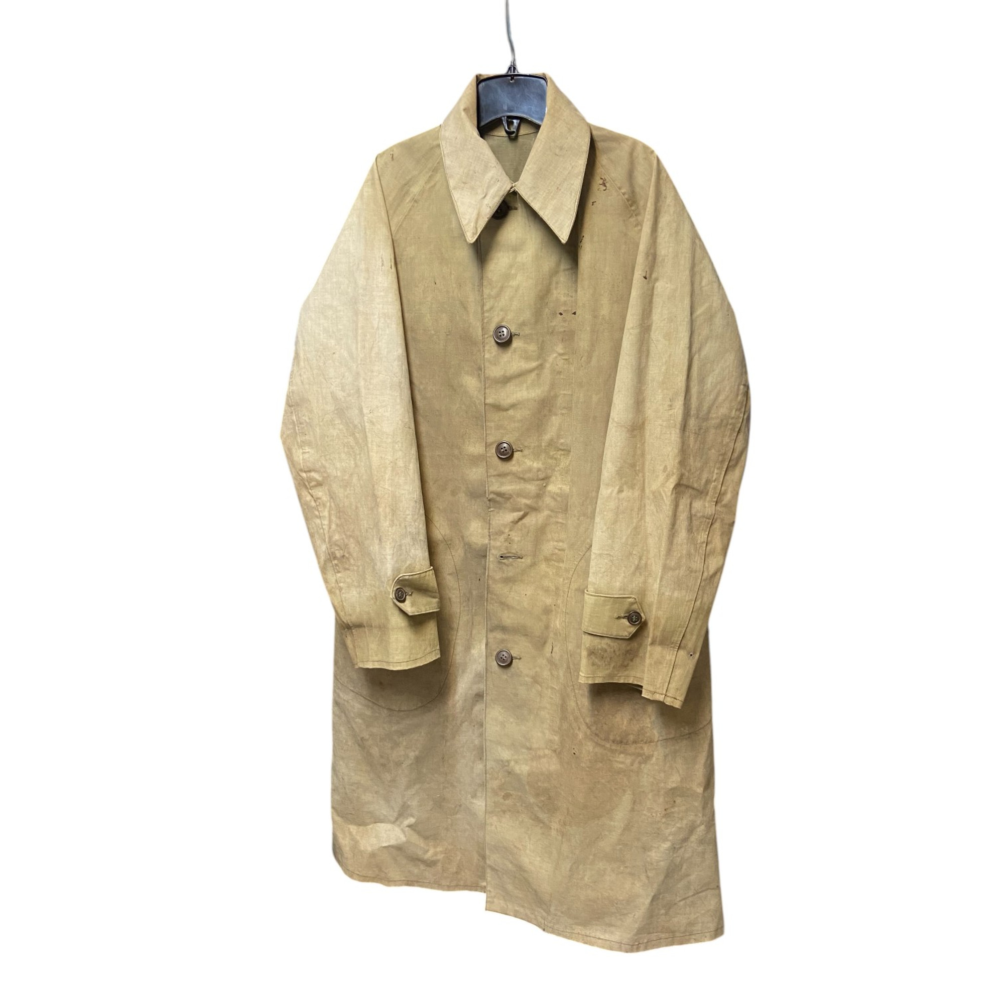 WW2 U.S. Army Dismounted Rain Coat - Small - Dated 1945