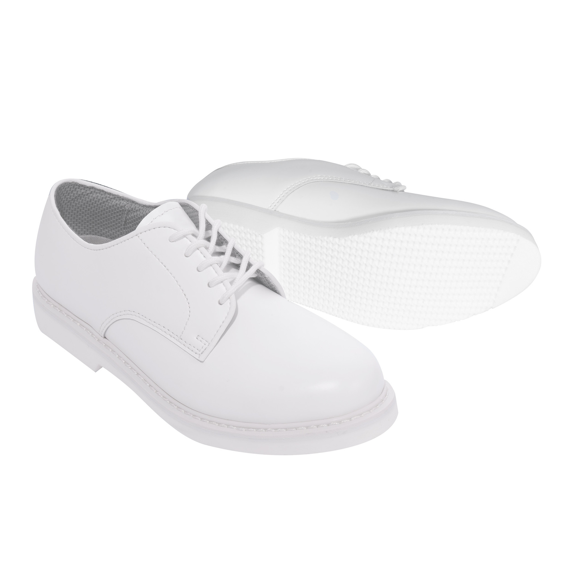 Rothco Military Uniform Oxford Leather Shoes - White Rothco Military Uniform Oxford Leather Shoes - White