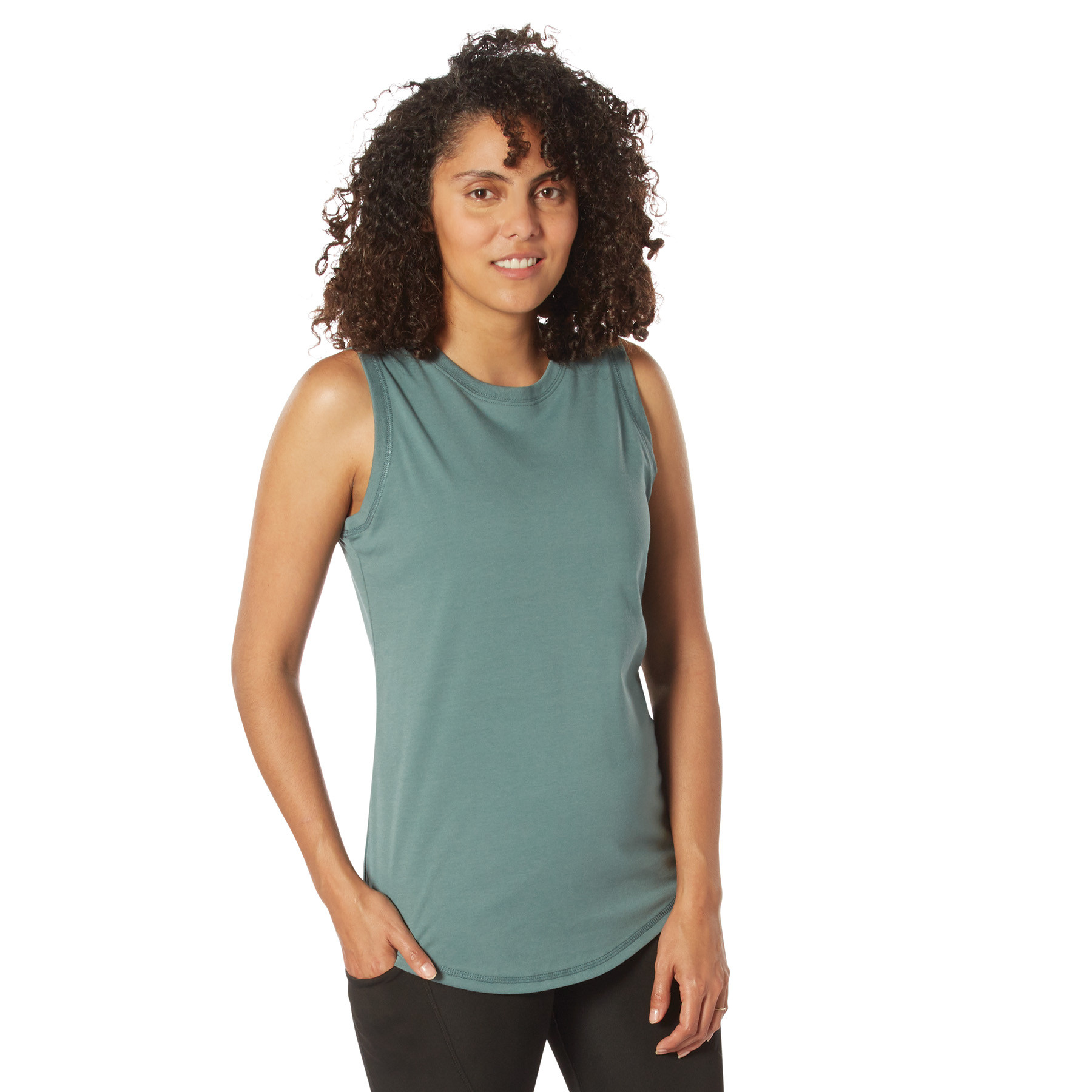Rothco Womens Essential Moisture Wicking Tank Top - Vintage Teal
