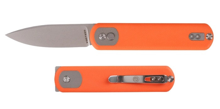 Vosteed Corgi Pup Trek Lock Flipper Stonewash G10 Orange