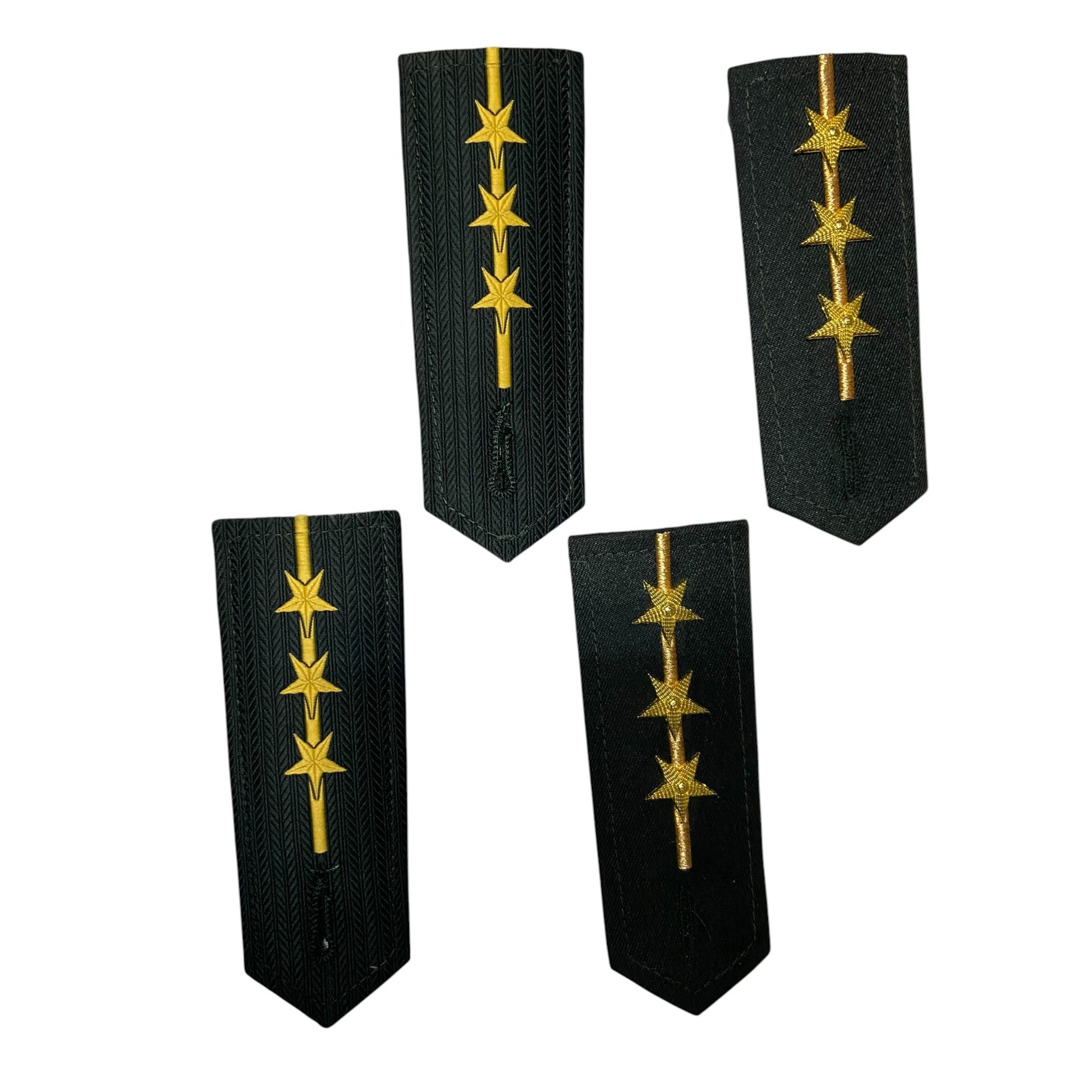 People's Liberation Army PLA 07 Army Captain Shoulder Board Set