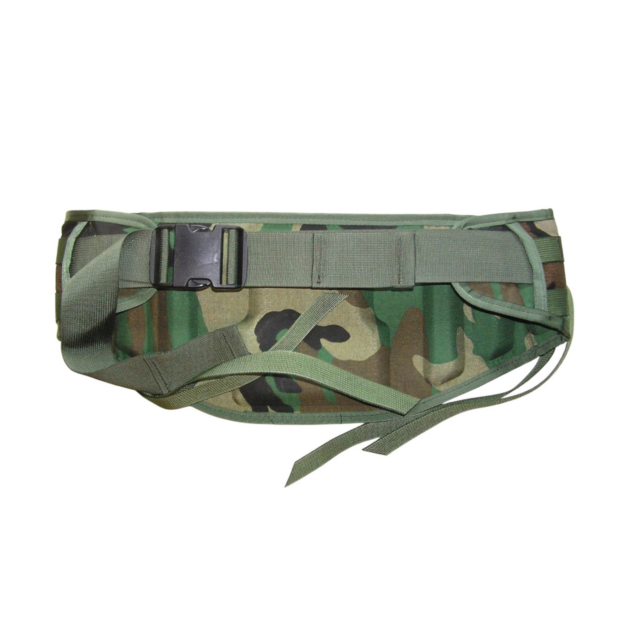 U.S. Armed Forces MOLLE II Woodland  Padded Rucksack Waist Hip Belt - Used