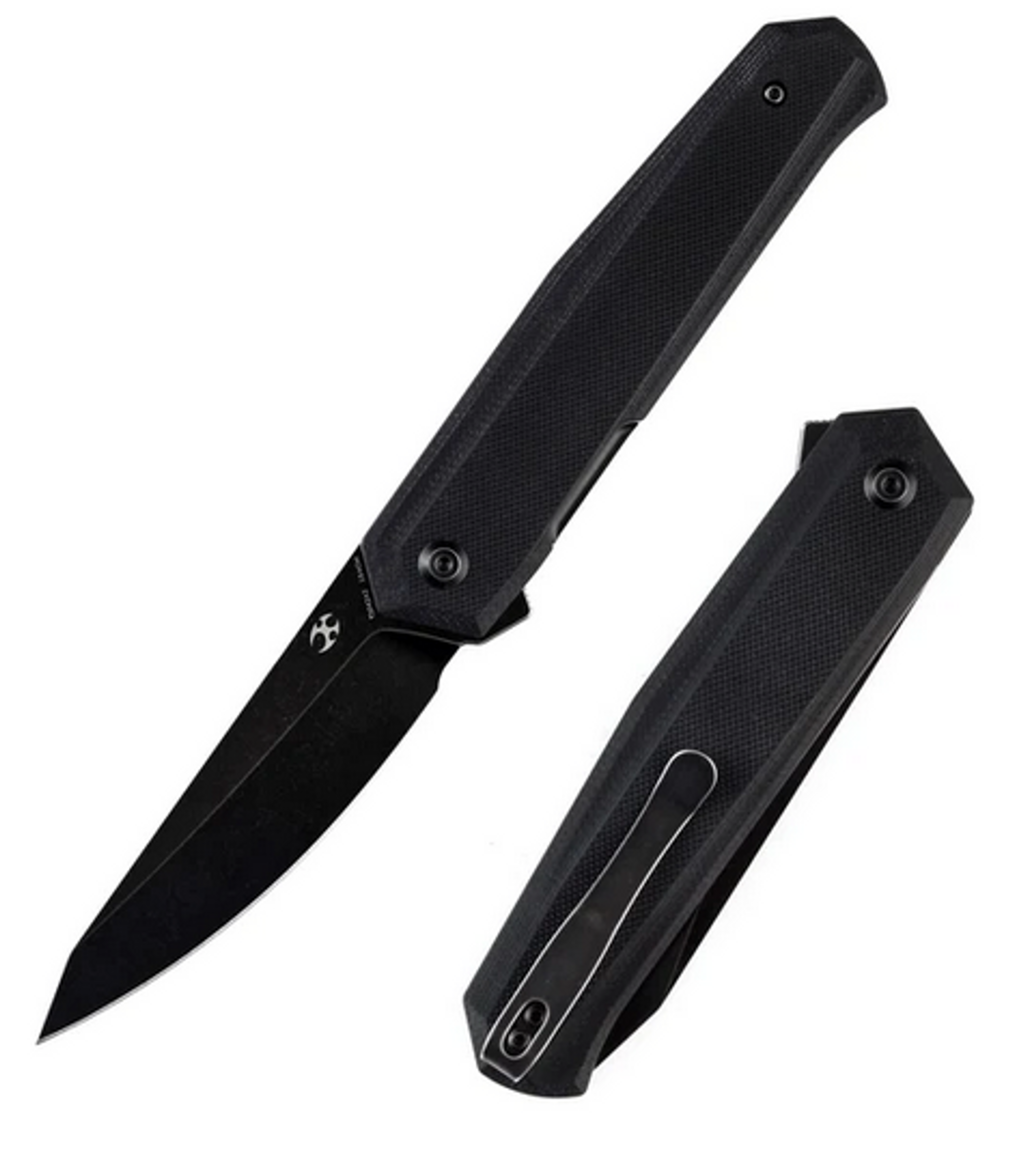 Kansept Integra Flipper Folding Knife G10 Black
