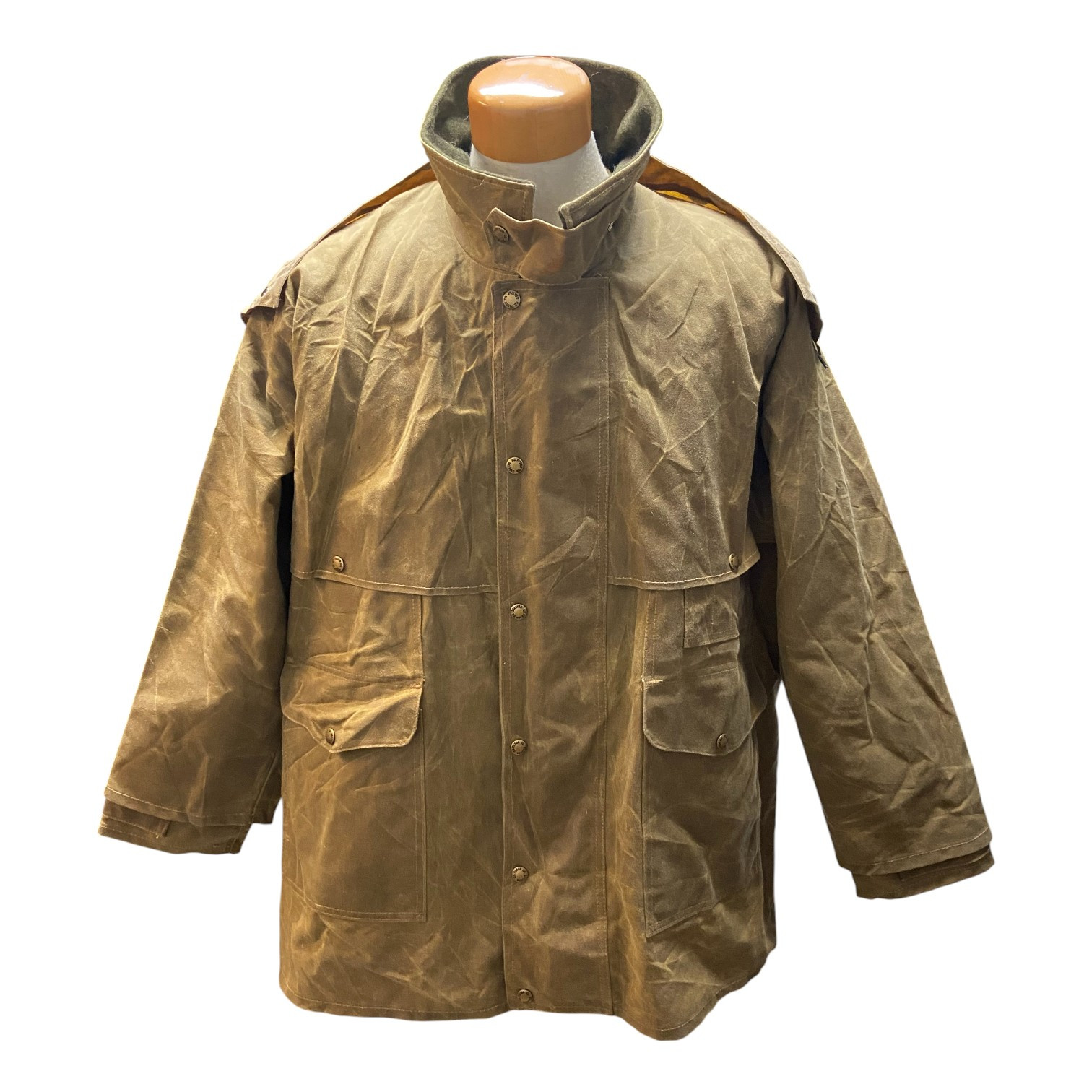 Vintage Filson  61N Style Cotton Waxed/Oiled Coat W/ Hood - Extra Large