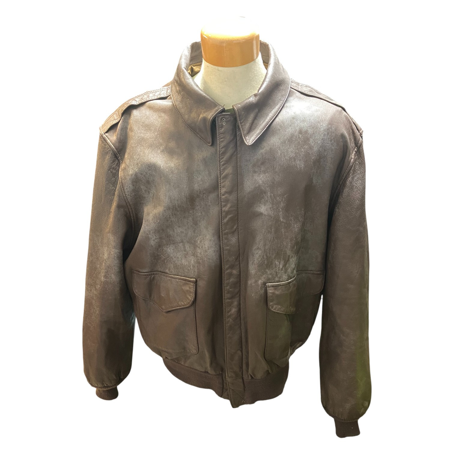 Vintage U.S.A.F. Cooper A2 Leather Flyer's Jacket Size 50L