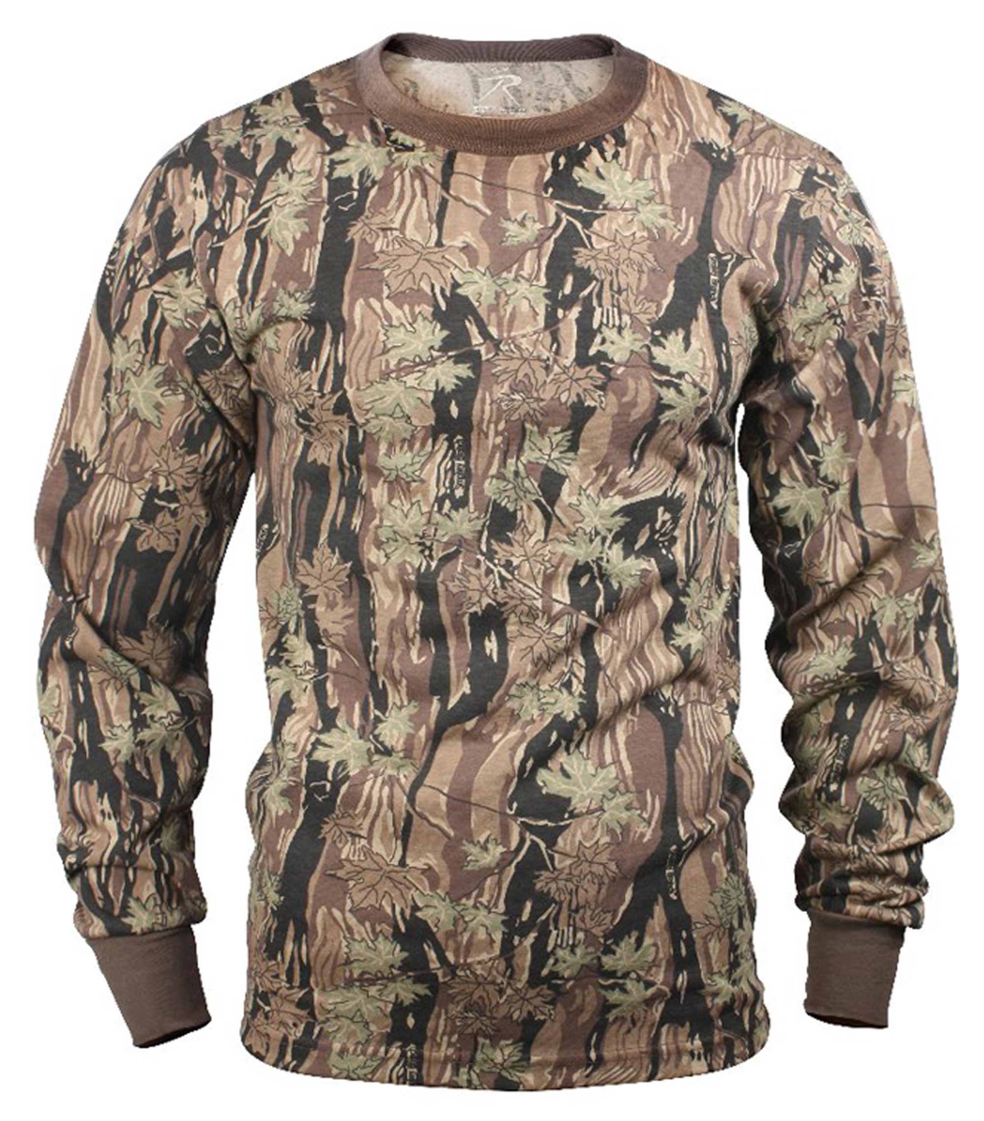 Rothco Long Sleeve Camo T-Shirt - Smokey Branch