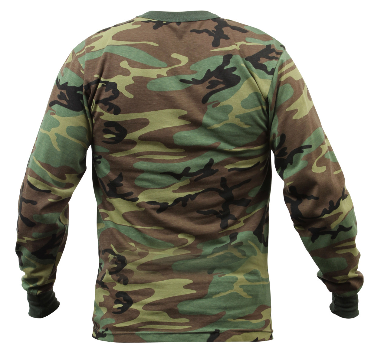 Rothco Long Sleeve Camo Shirt - Woodland Camo - Hero Outdoors