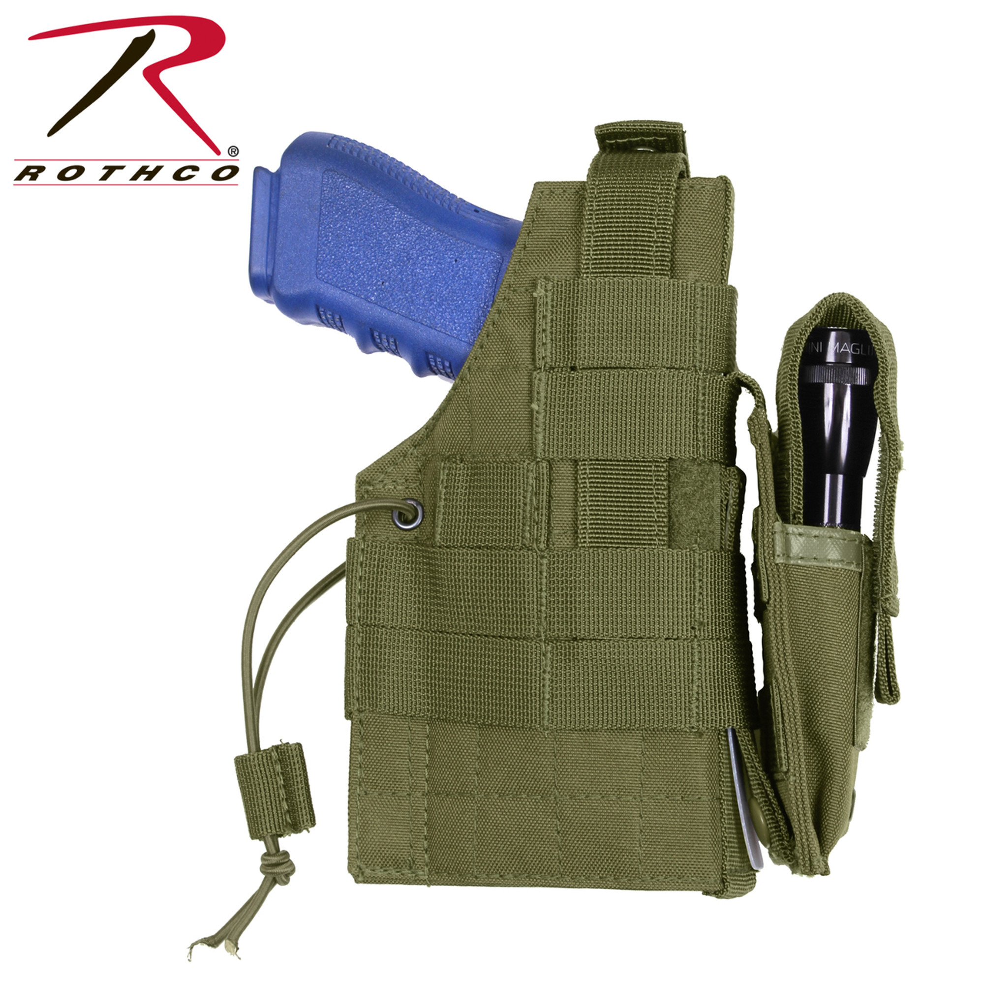 Rothco MOLLE Modular Ambidextrous Holster - Olive Drab
