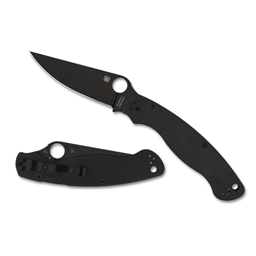 Military 2 Black G-10 Black Blade - KRSPY-C36GSBK2