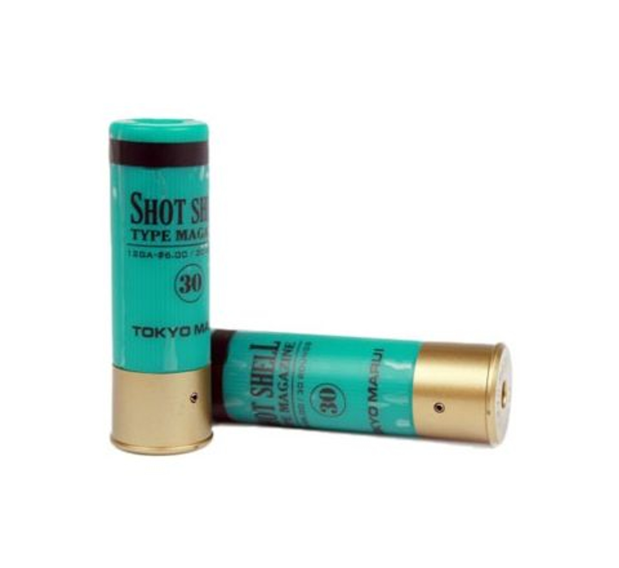 Tokyo Marui 30rd Shotgun Shells for TM Style Airsoft Shotguns (Color: Green / Pack of 2)