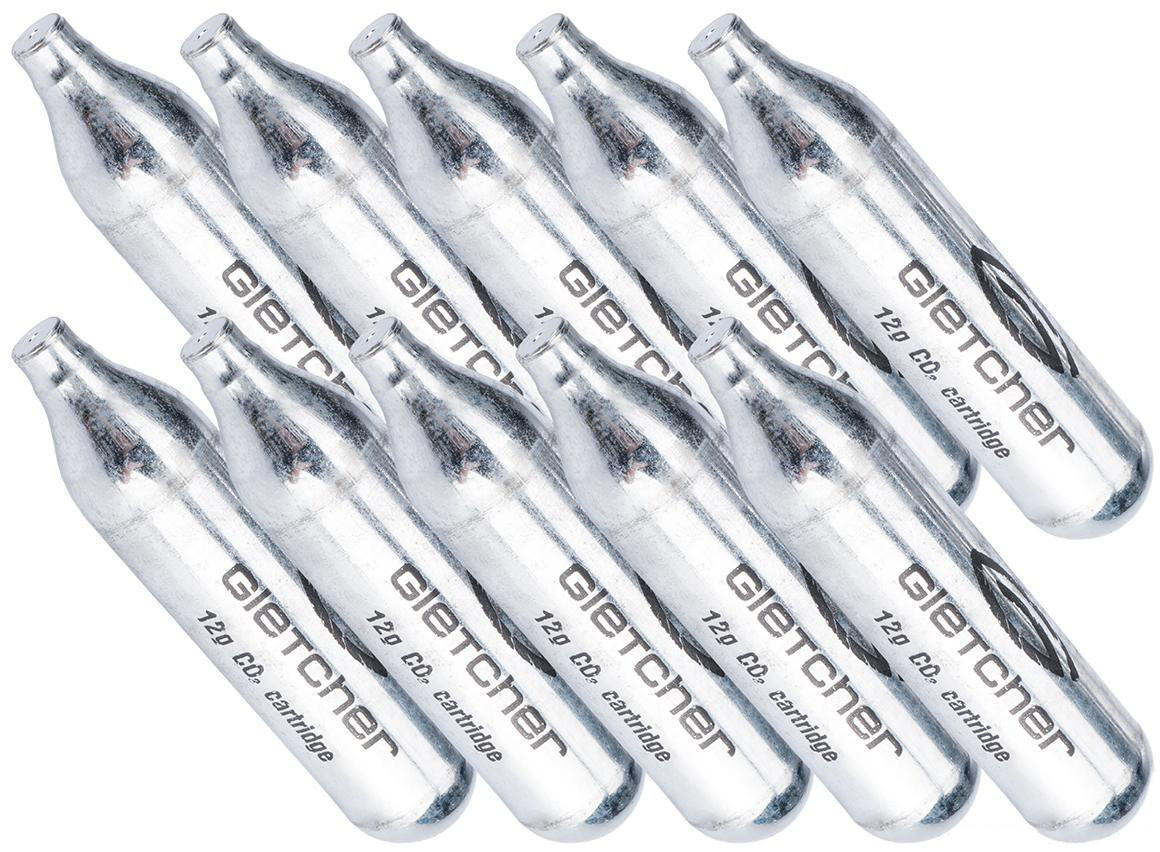 Gletcher 12 Gram CO2 Cartridge 10 Pack for Airsoft and Air Gun