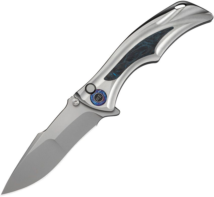 WE KNIFE CO LTD Tighe Down Button Lock Blue CF
