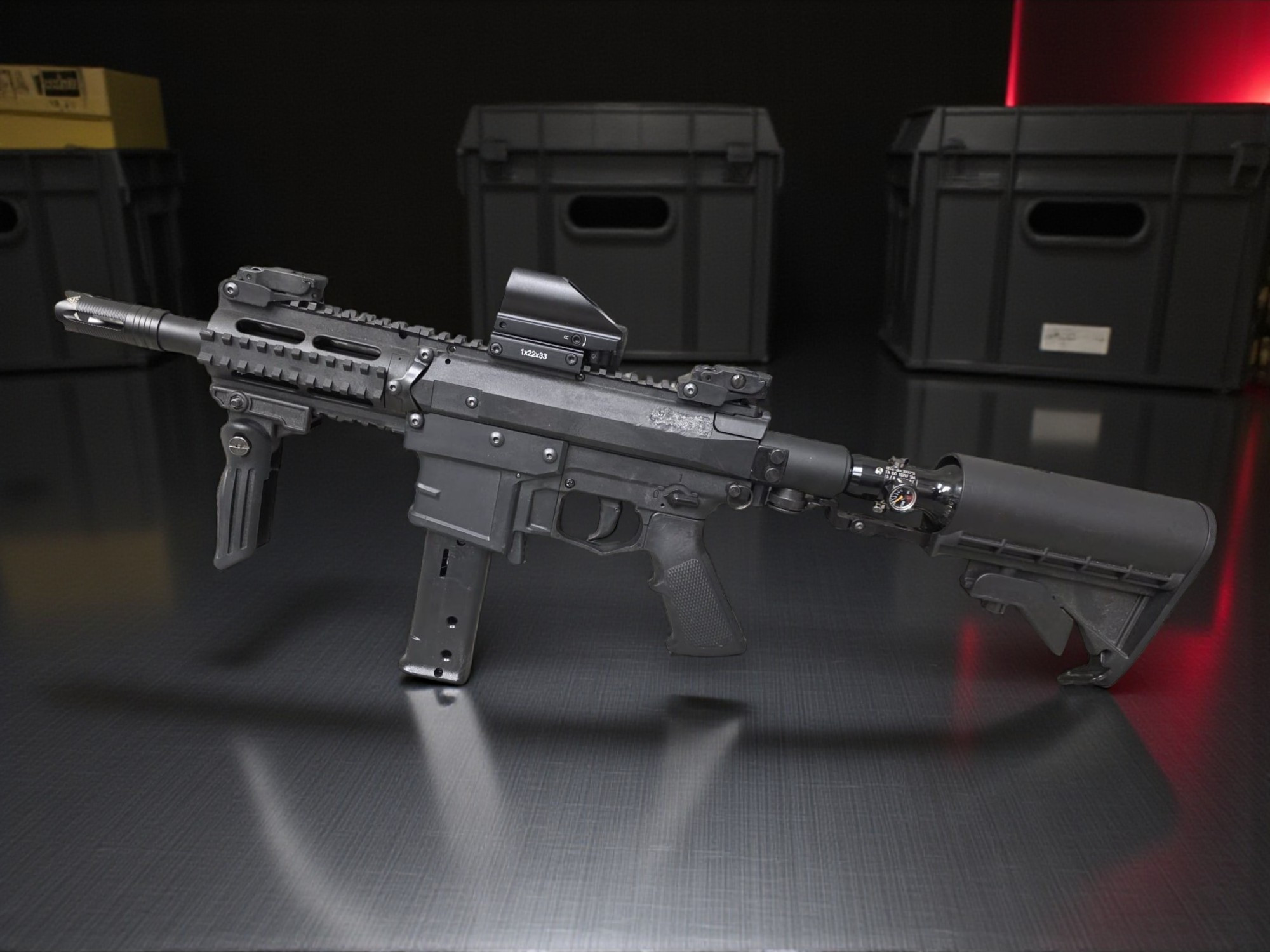 Valken M17 SMG Magfed Select Fire Paintball Marker - Package - USEDⓈ