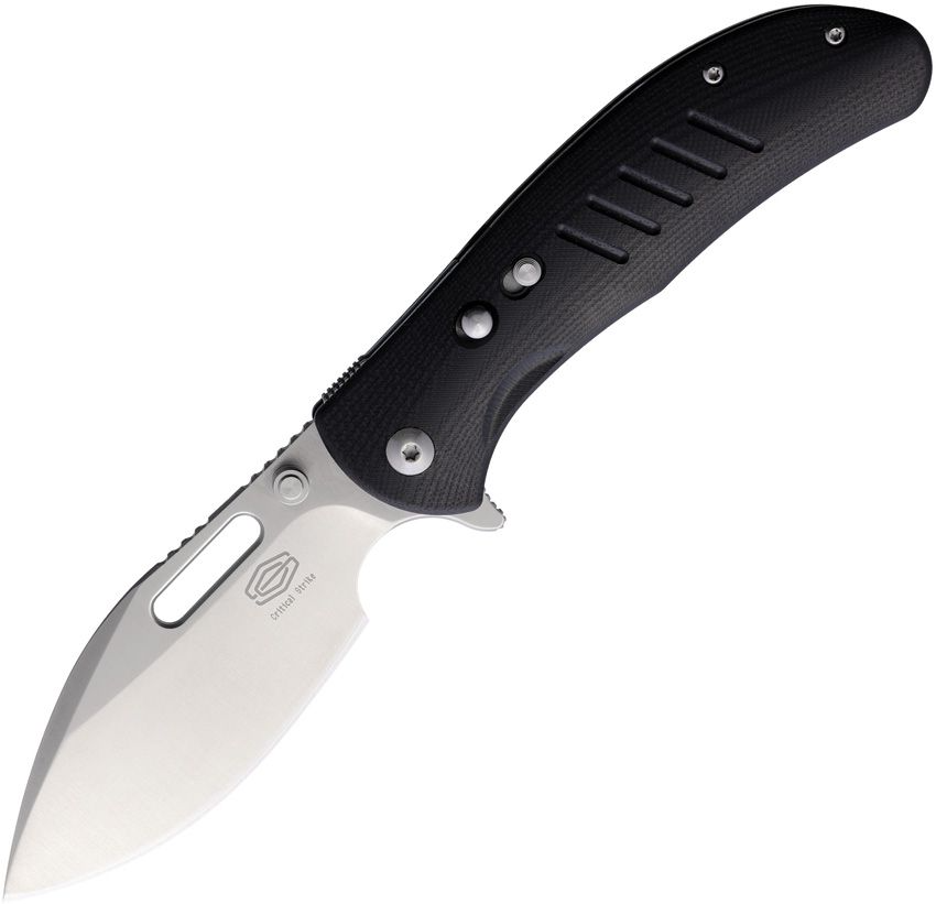 CRITICAL STRIKE Zulu Button Lock Black Satin