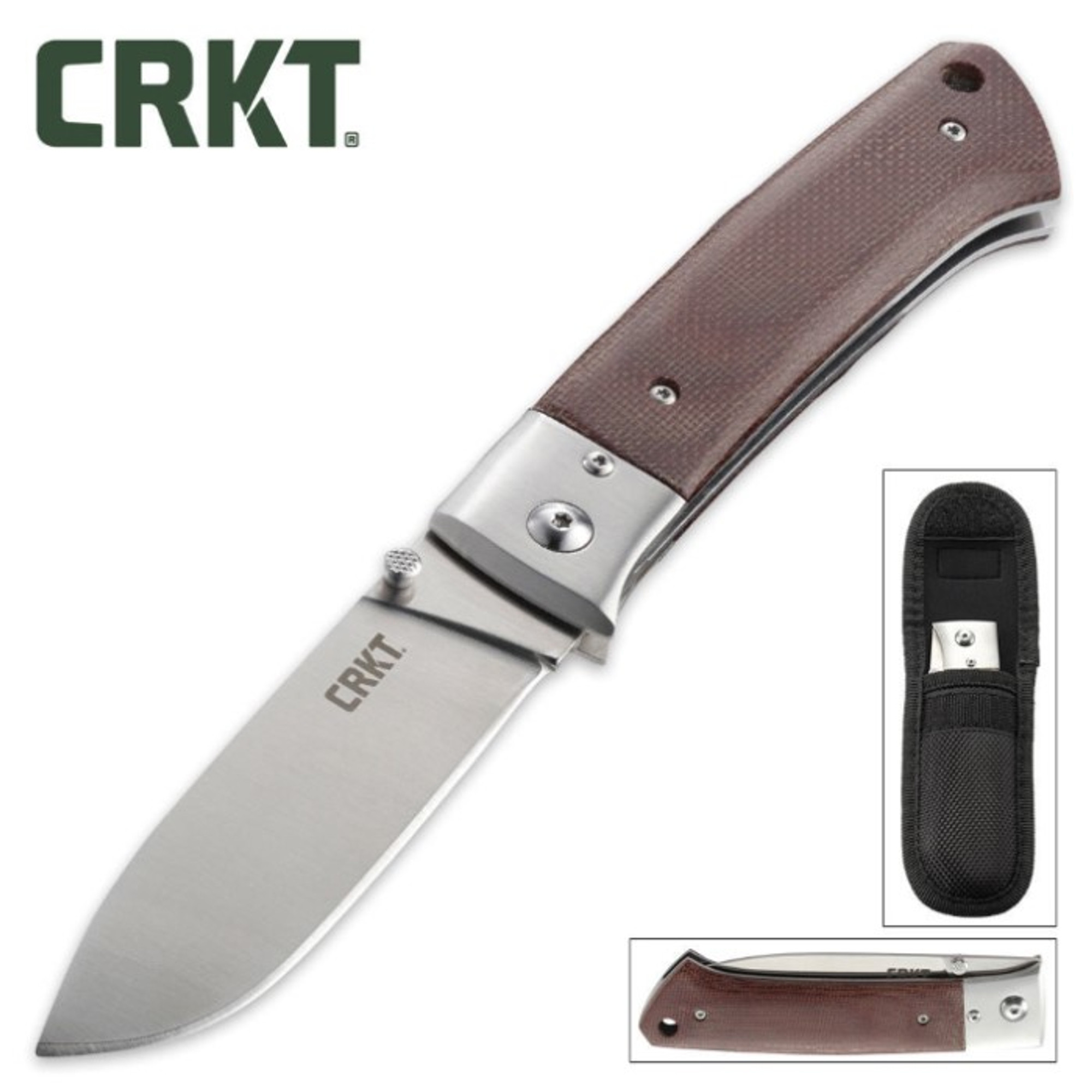 CRKT Torreya Folding Pocket Knife w/Sheath