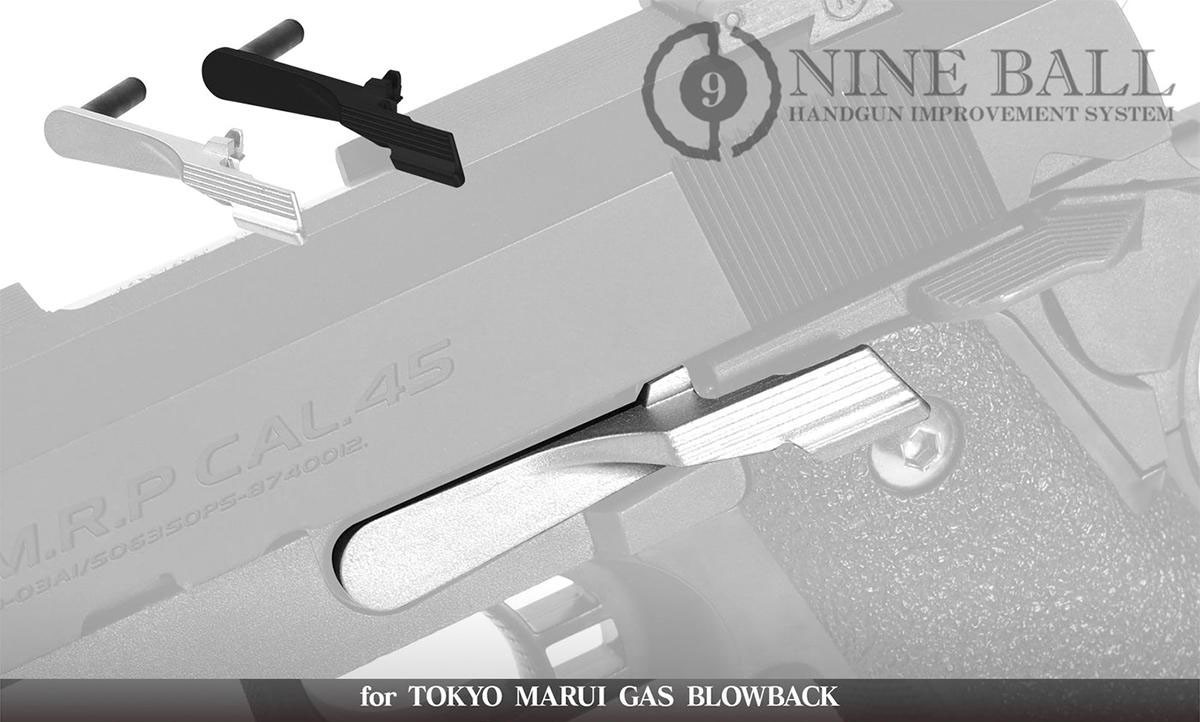 Laylax Nine Ball NEO Series Custom Slide Stop for Tokyo Marui Hi-CAPA / Government Gas Blowback Pistols
