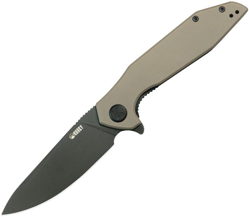 KUBEY Nova Linerlock Black Beige