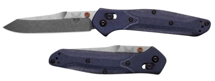 Benchmade Osborne Axis Lock Folding Knife Micarta Denim