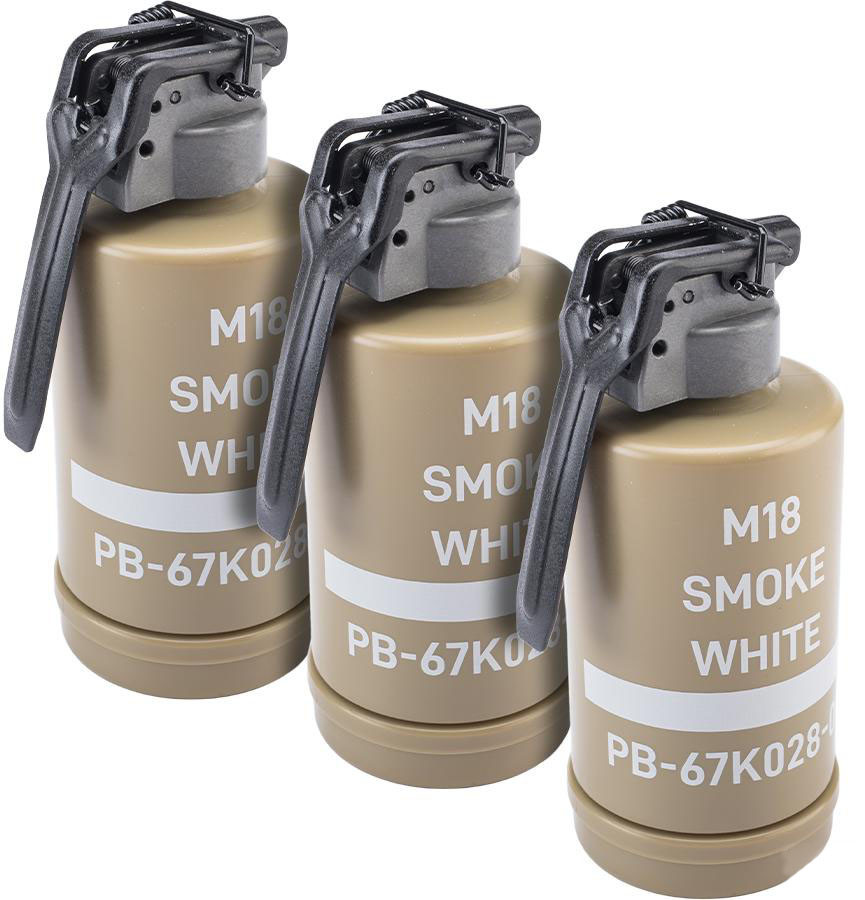 APS Thunder B Airsoft CO2 Simulation Grenade (Model: M18 Smoke Grenade)