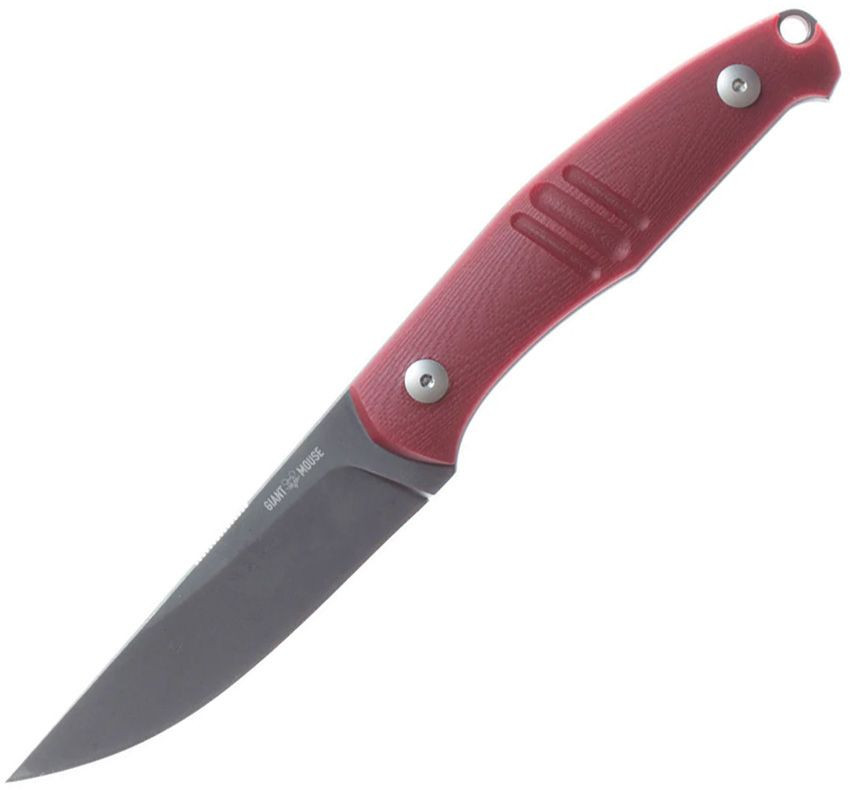 GIANT MOUSE GMF2 Fixed Blade Red G10