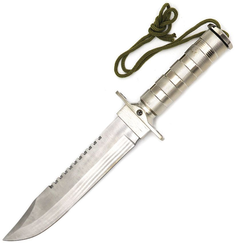 ELITEDGE Survival Fixed Blade Silver