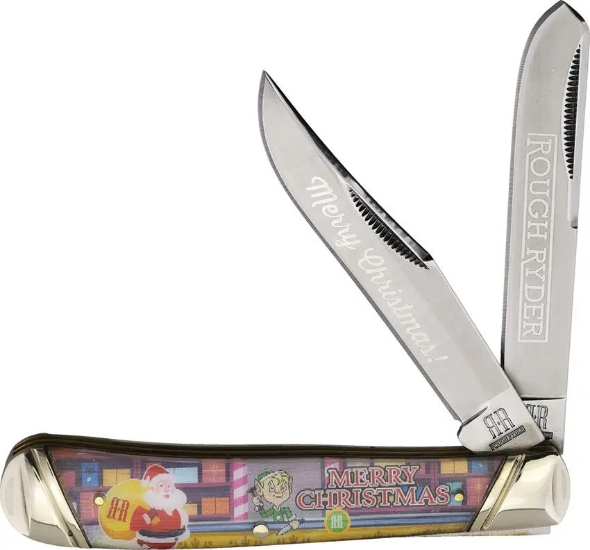 Rough Rider Merry Christmas Trapper RR2690