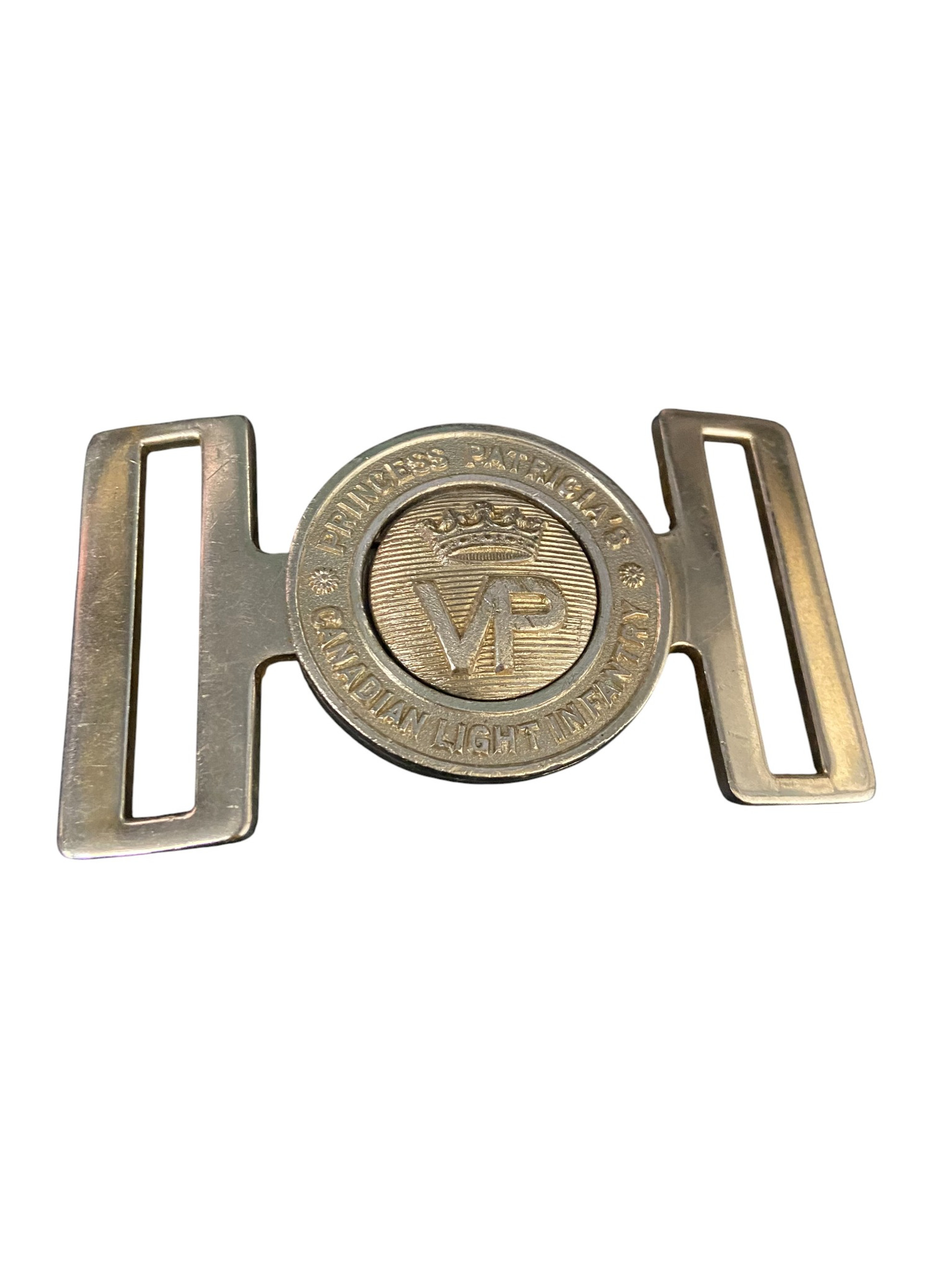 Post WW2 Princess Patricia Canadian Light Infantry Ceremonial/Dress Belt Buckle