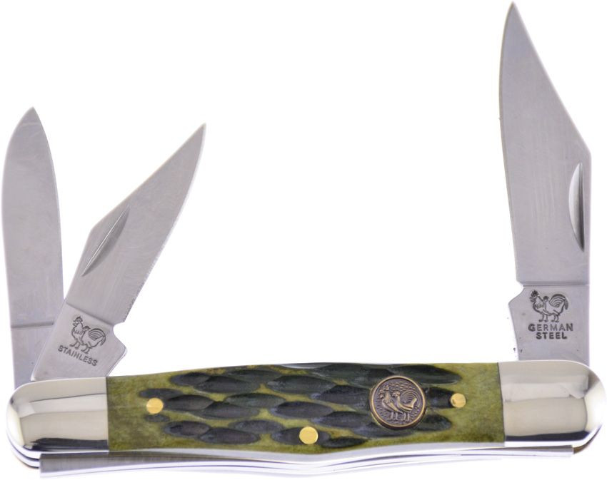 HEN & ROOSTER INT Whittler Antique Green Bone