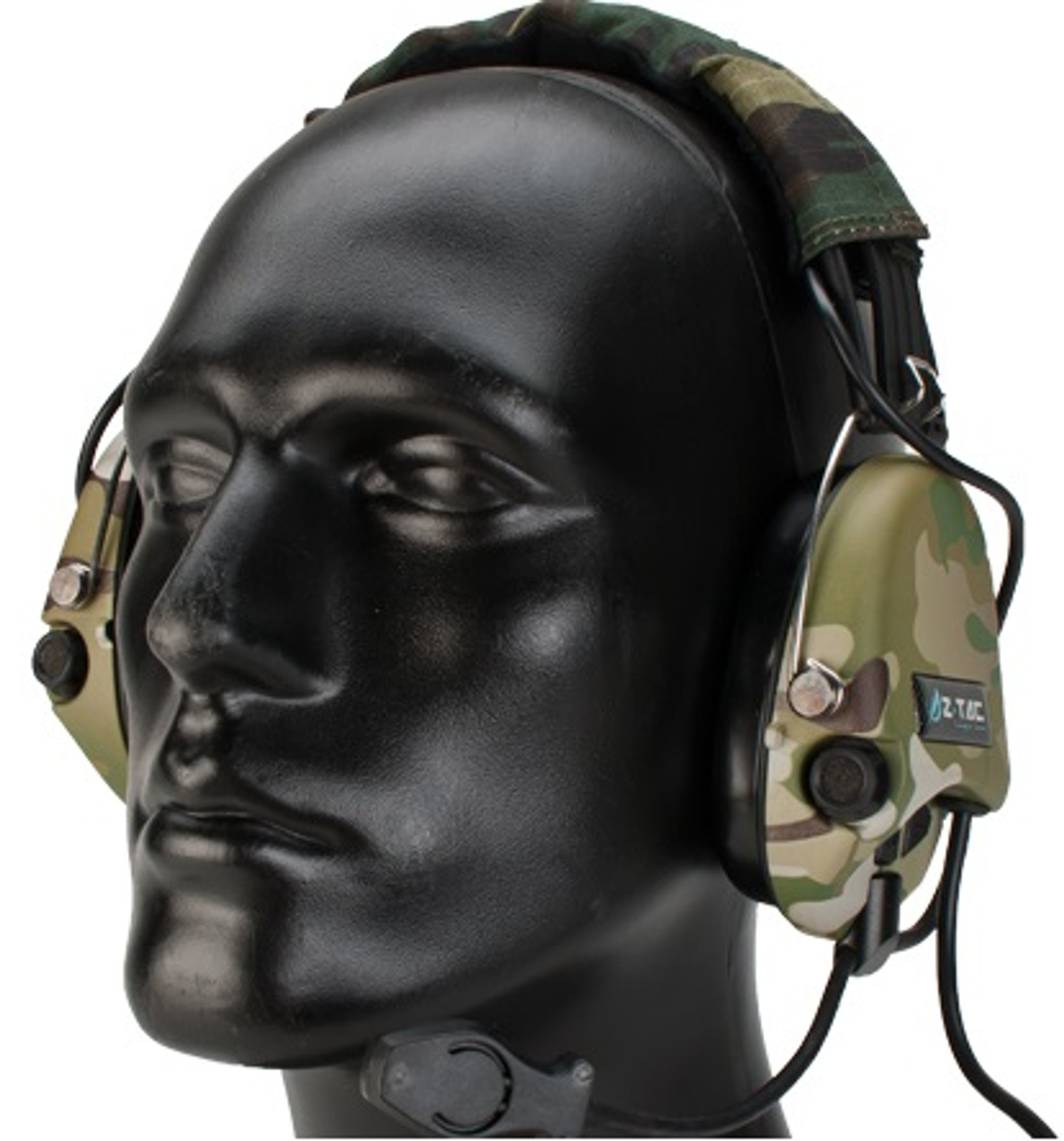 Matrix Military Grade Tactical Headset w/Noise Cancelling System Type E - Multicam