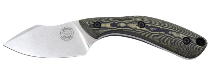 White River Apex Fixed Blade Knife Magnacut Richlite Maple/Black Kydex Sheath