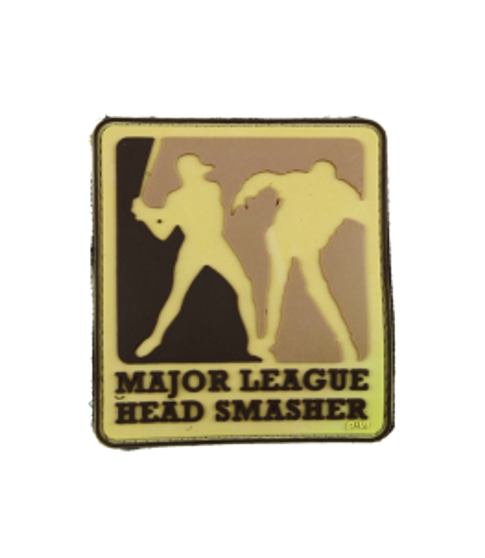 Major League Head Smasher - Tan - Morale Patch