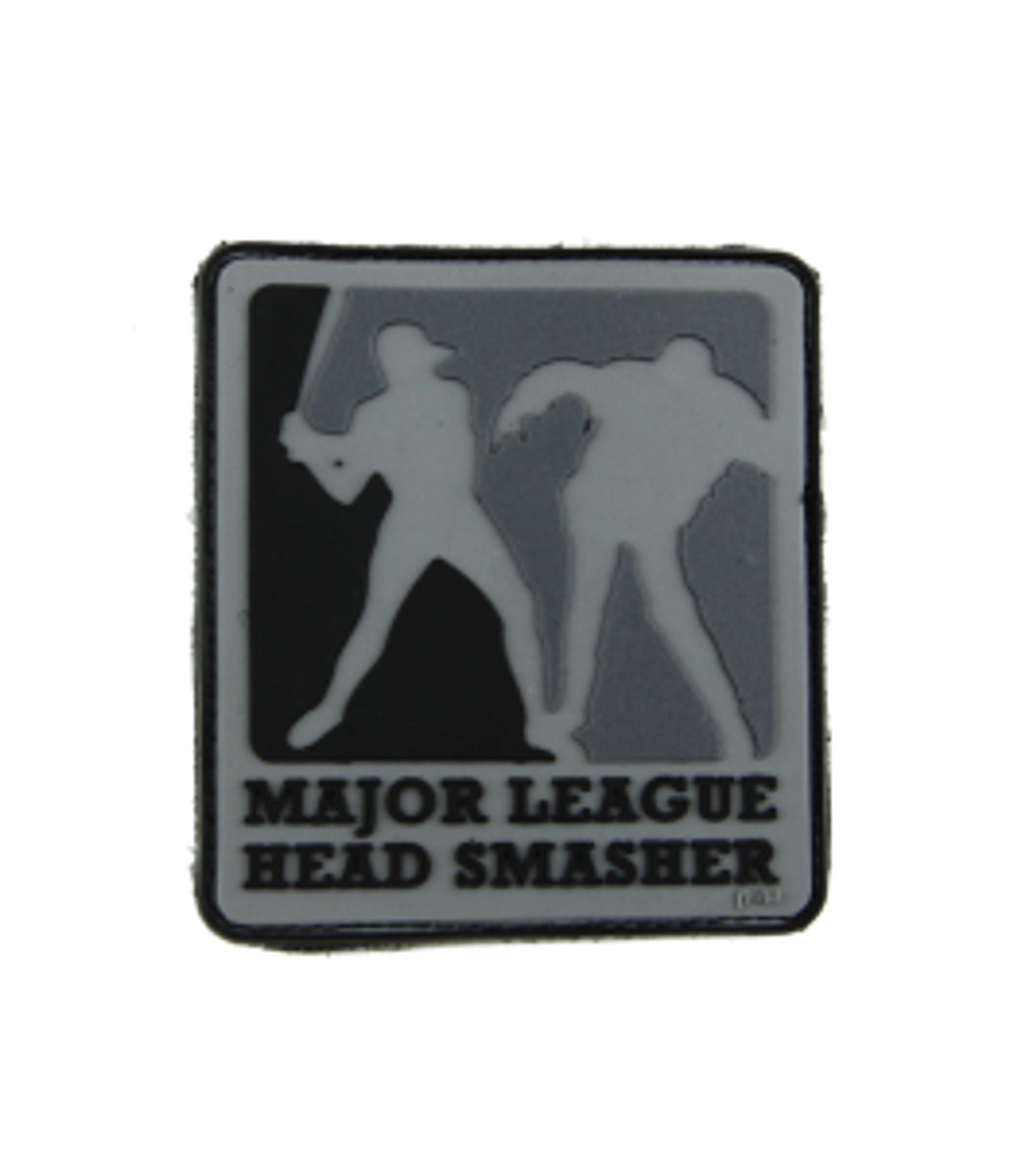 Major League Head Smasher - Grey - Morale Patch