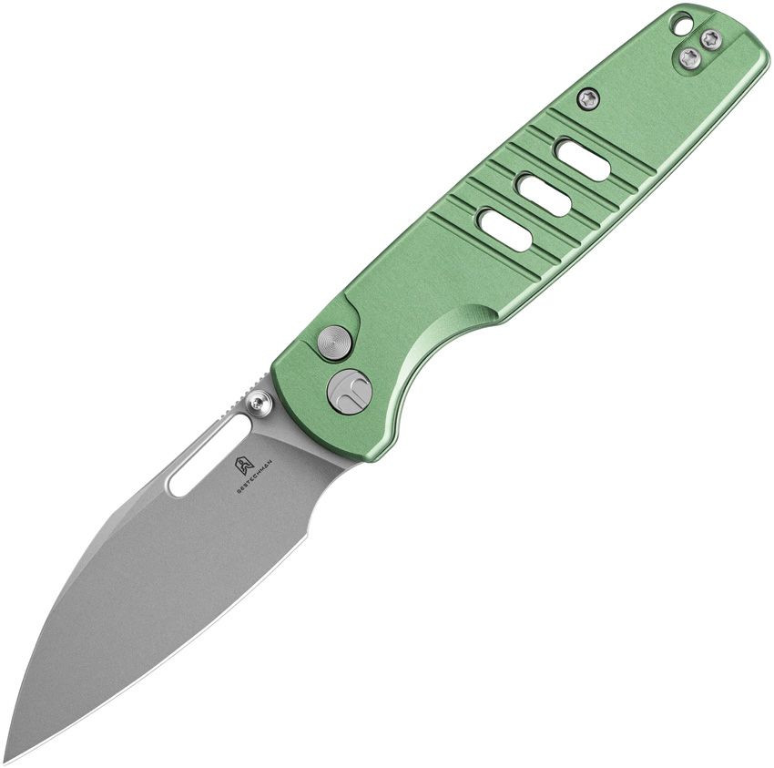BESTECH KNIVES Vector Button Lock Green