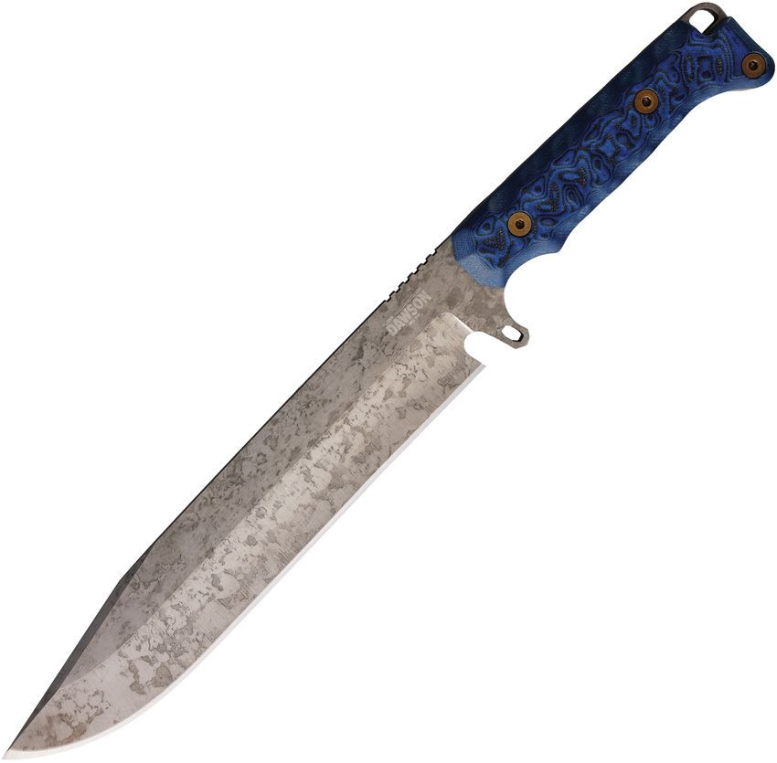 DAWSON KNIVES Holdout Bowie Black/Blue