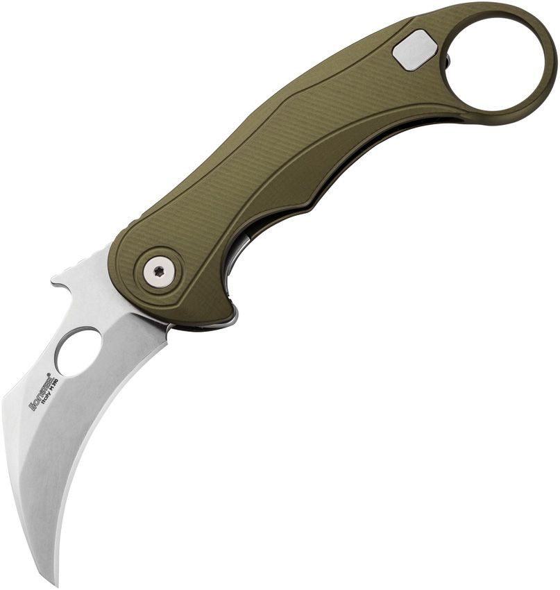 LIONSTEEL LEone Mid Framelock Grn SW